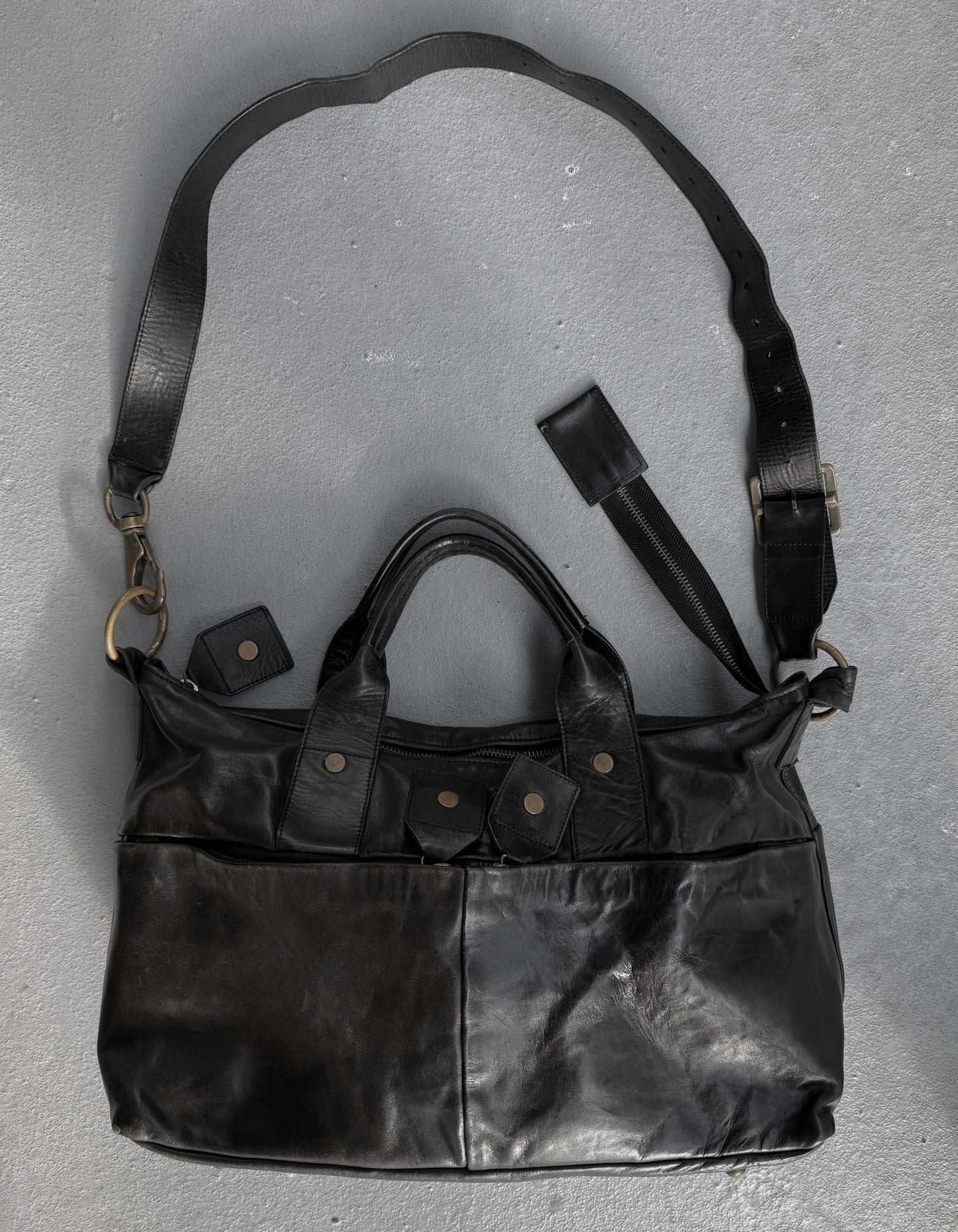 cornelian taurus by daisuke iwanaga 'RECORD Special Order' Cow Leather Shoulder Bag