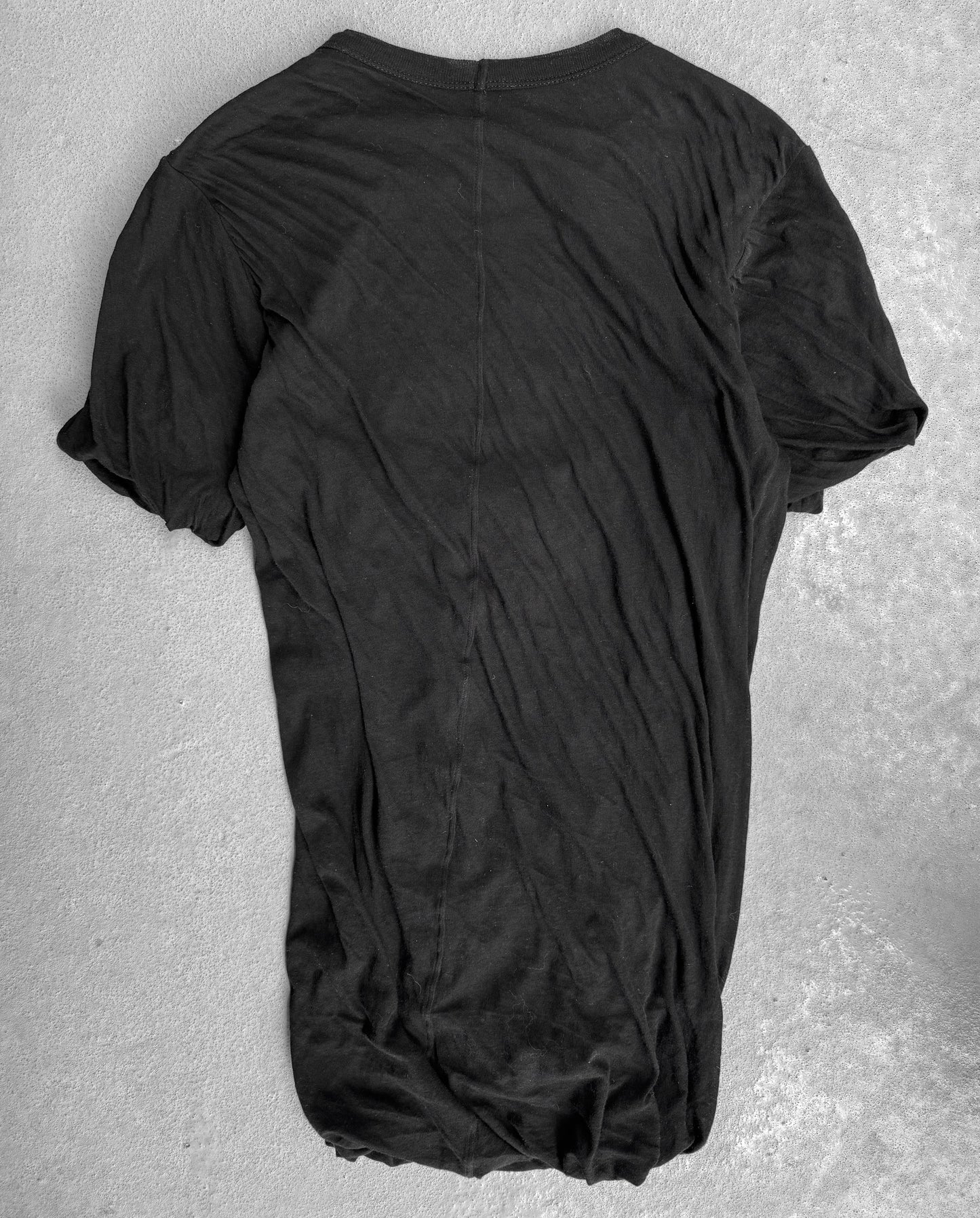 Rick Owens SS24 “LIDO” Black Double-layered T-shirt