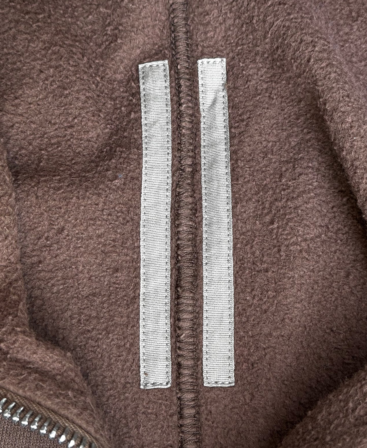 Rick Owens DRKSHDW AW24 "PORTERVILLE" TERRA Gimp Hoodie