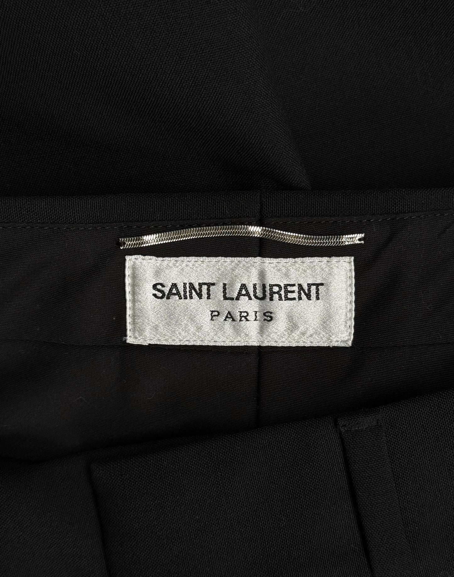 Saint Laurent Paris AW18 Wool Wide-leg Trousers