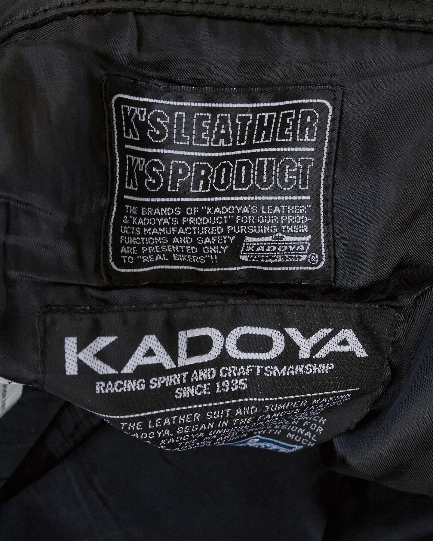 KADOYA K’s Leather 00s Raw Cowhide Leather Flare Pants