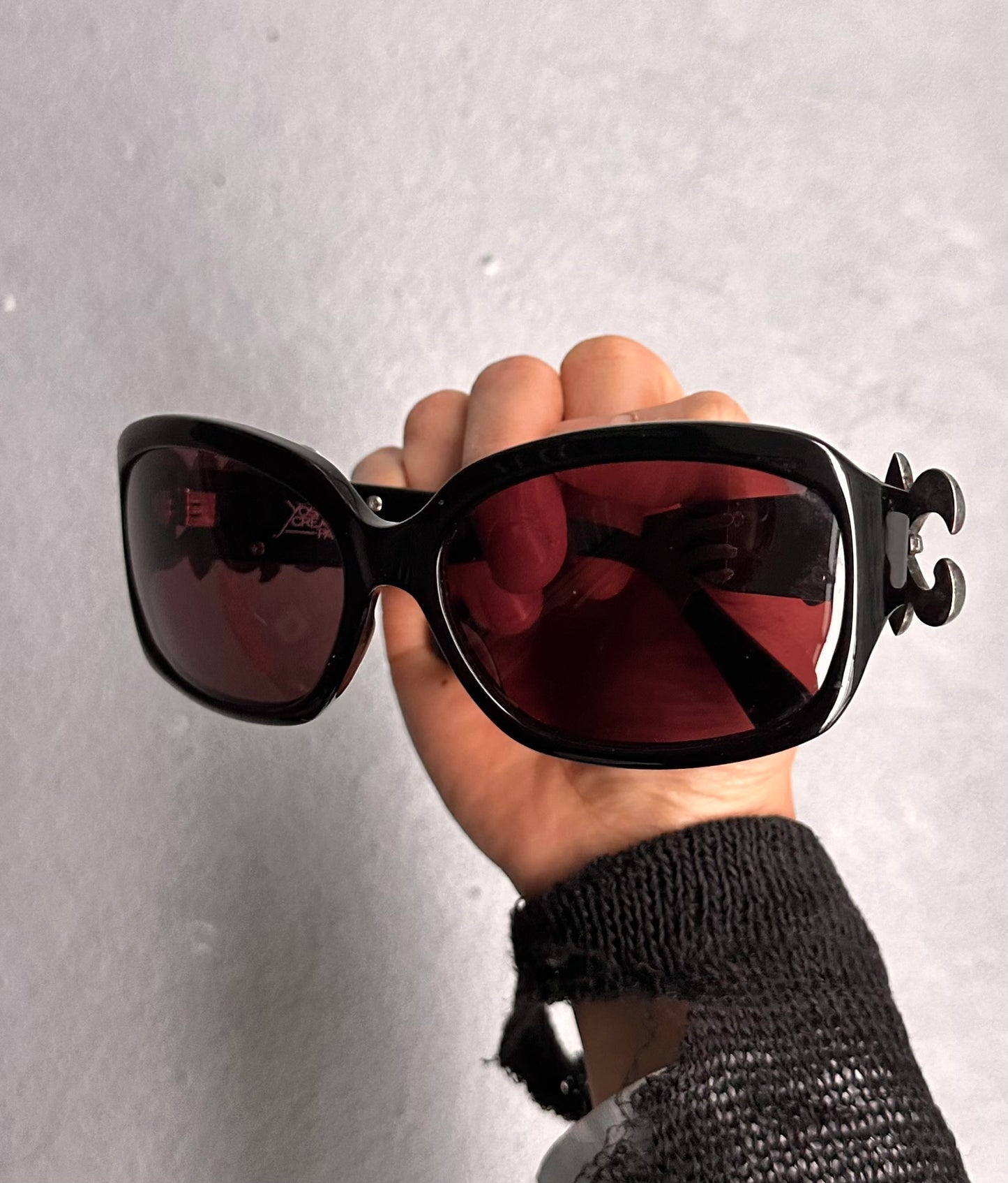 Y’s Red Label x YOSHiKOCREATiON SS07 Gothic Silver Details Sunglasses