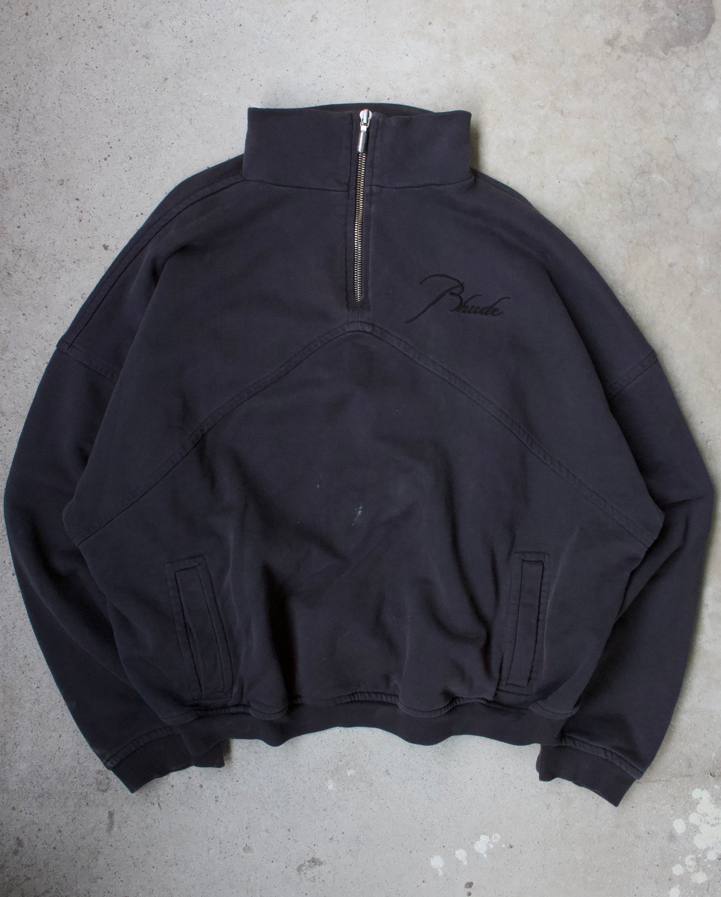 Rhude Boxy Gym Quarter-Zip Sweatshirt