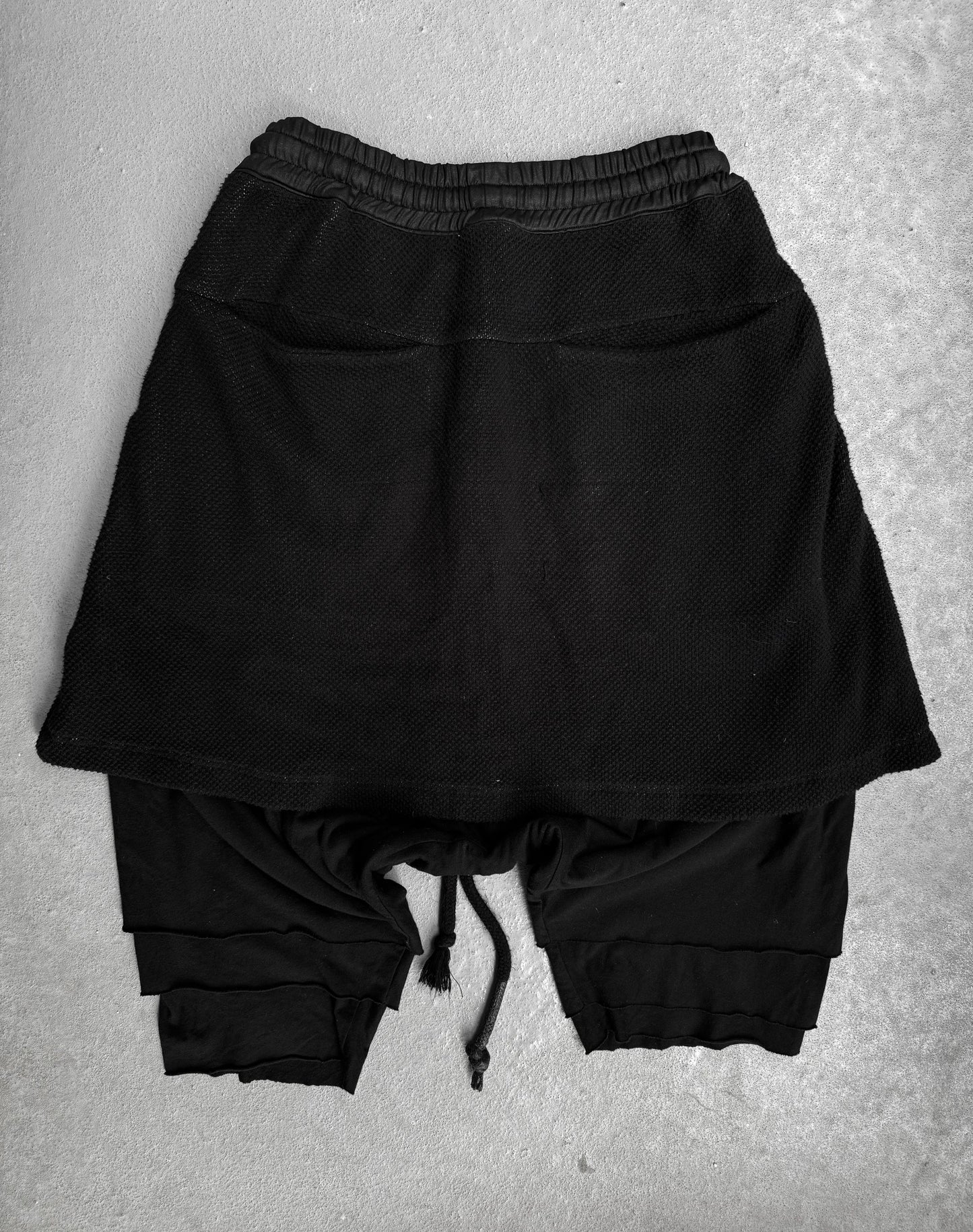 A.F ARTEFACT Multi-layered Thermal Knitted Shorts