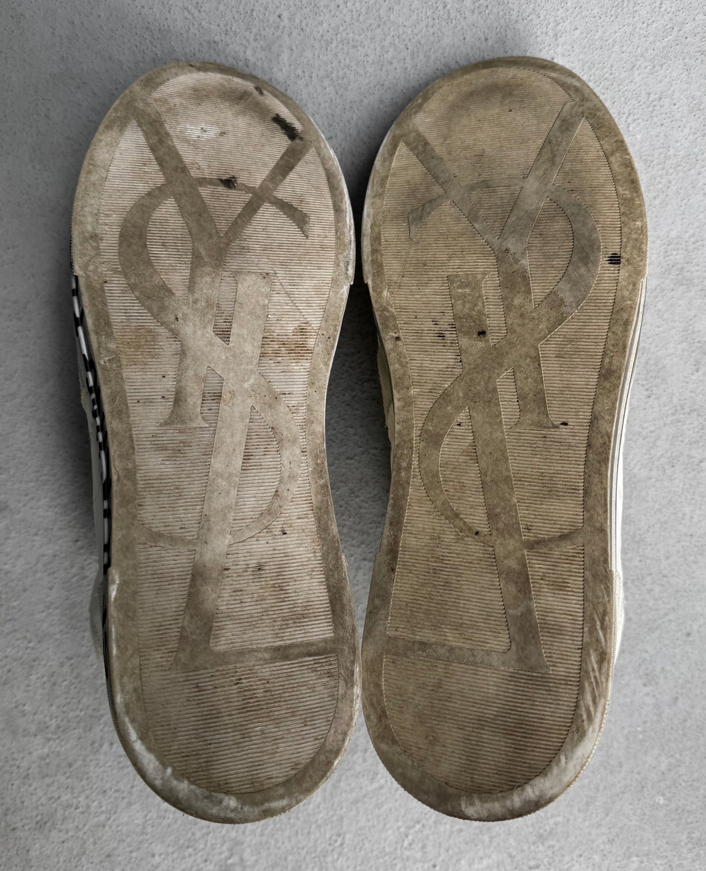 Saint Laurent Paris SS18 ‘Smoking Forever’ Leather Sneakers