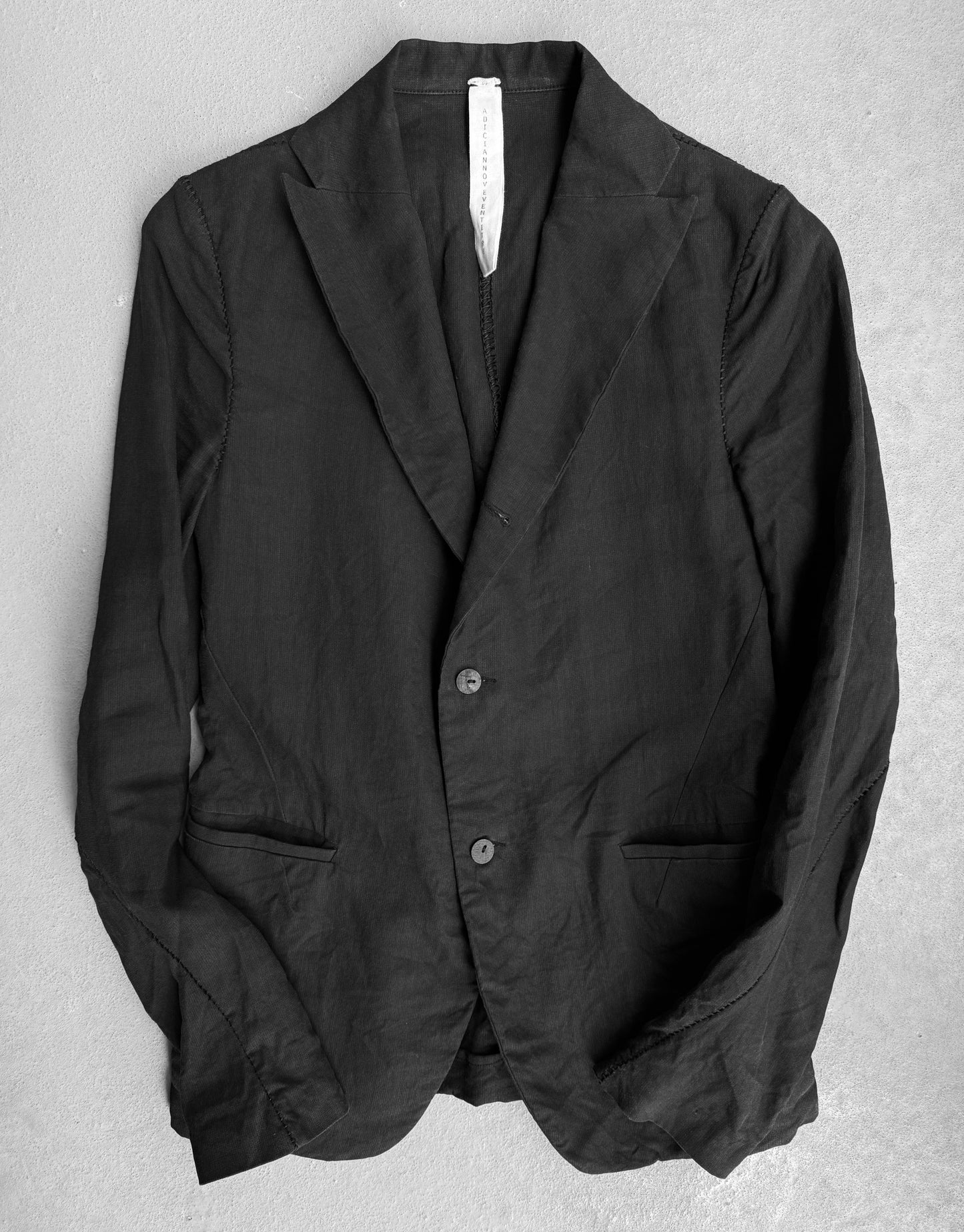 A DICIANNOVEVENTITRE (A1923) Overlock 3-Button Linen Blazer