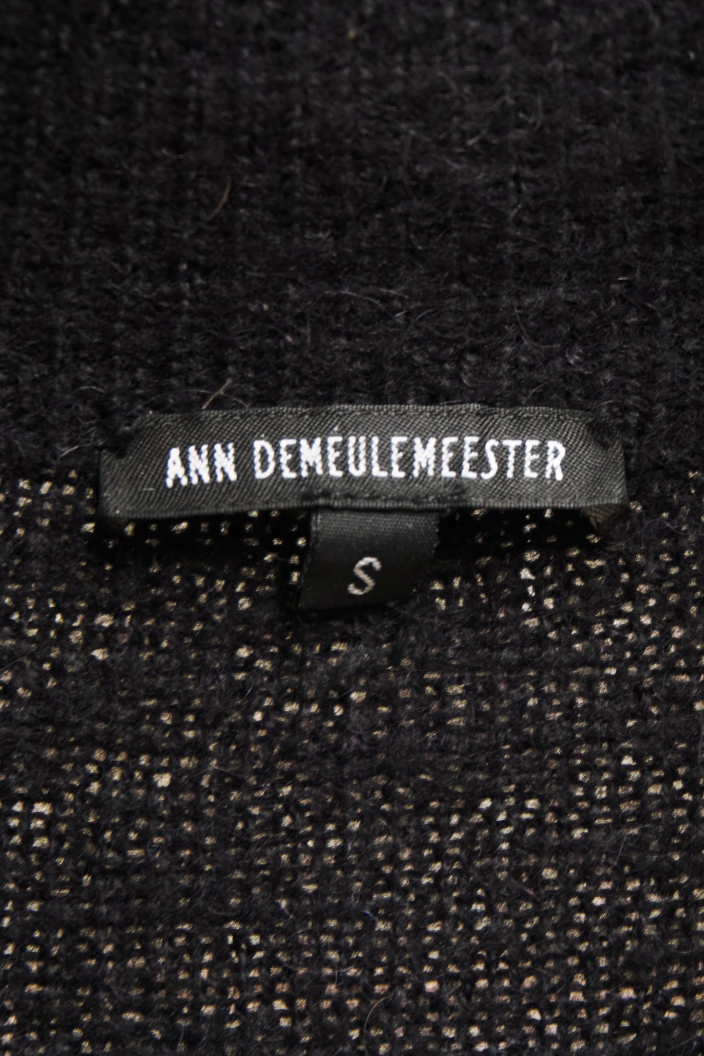 Ann Demeulemeester 2010s Alpaca Wool Zip Long Split Hem Cardigan