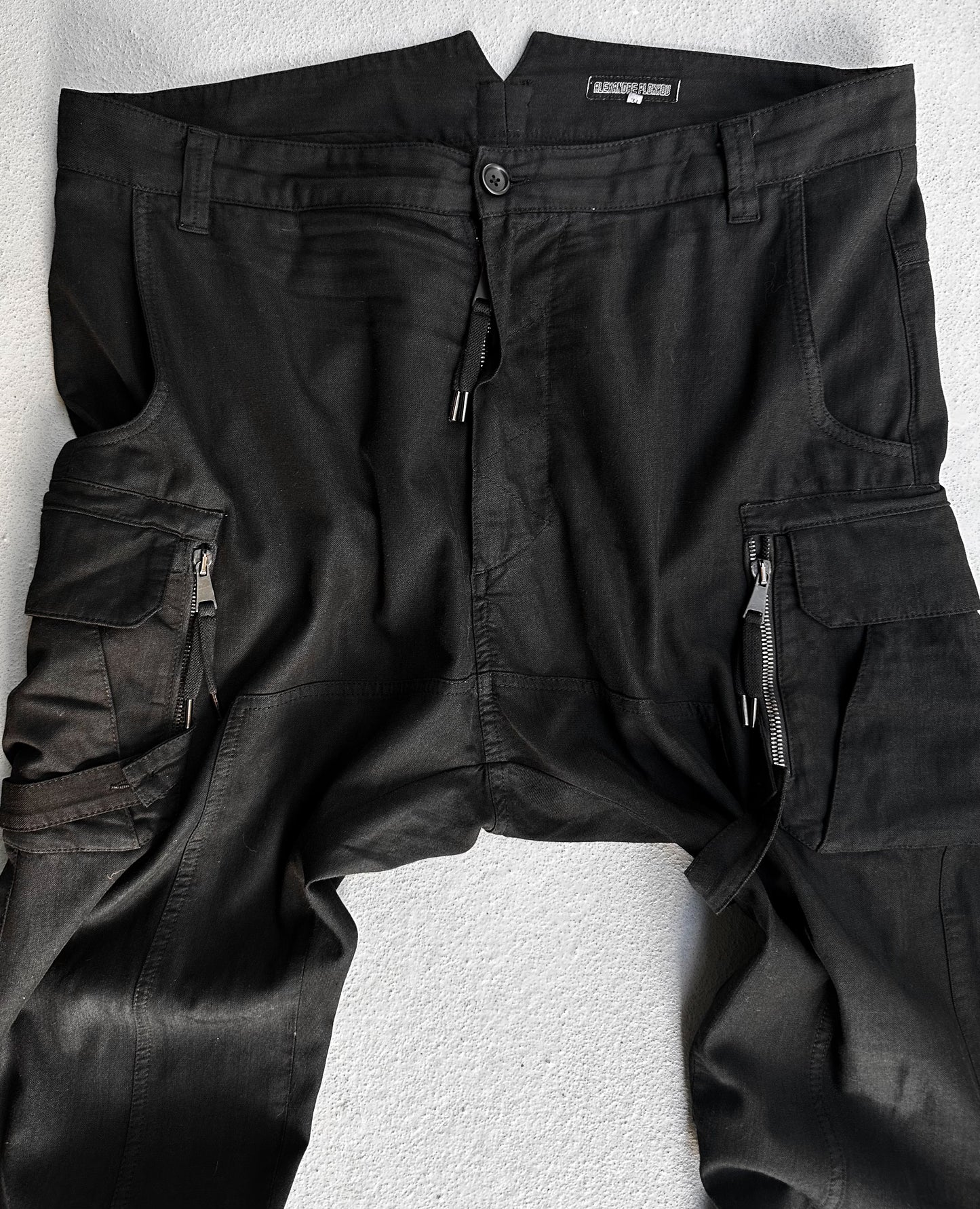 Alexandre Plokhov AW14 Drop-crotch Bondage Cargo Pants