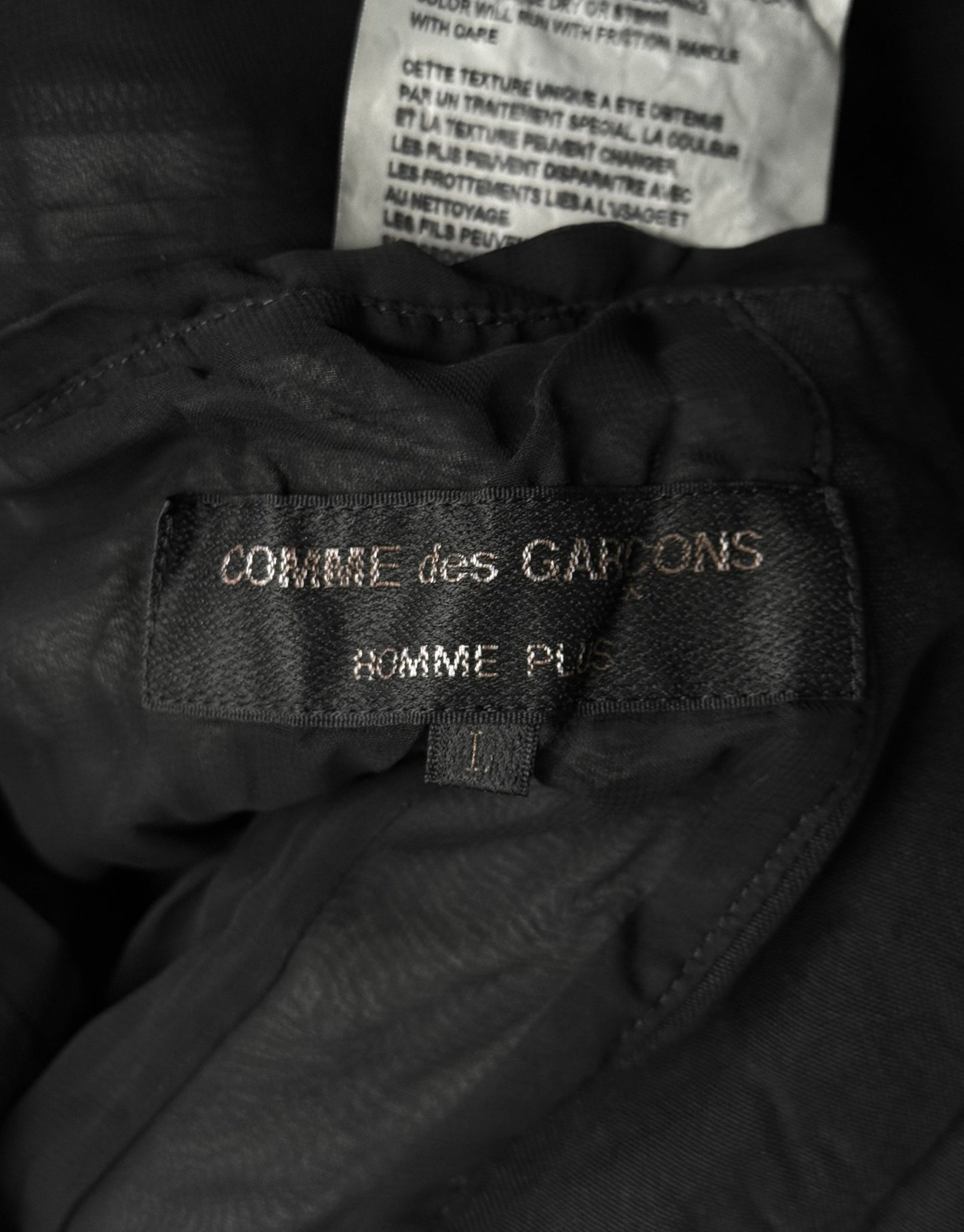 COMME des GARÇONS HOMME PLUS AW13 Sheer Layered Blazer