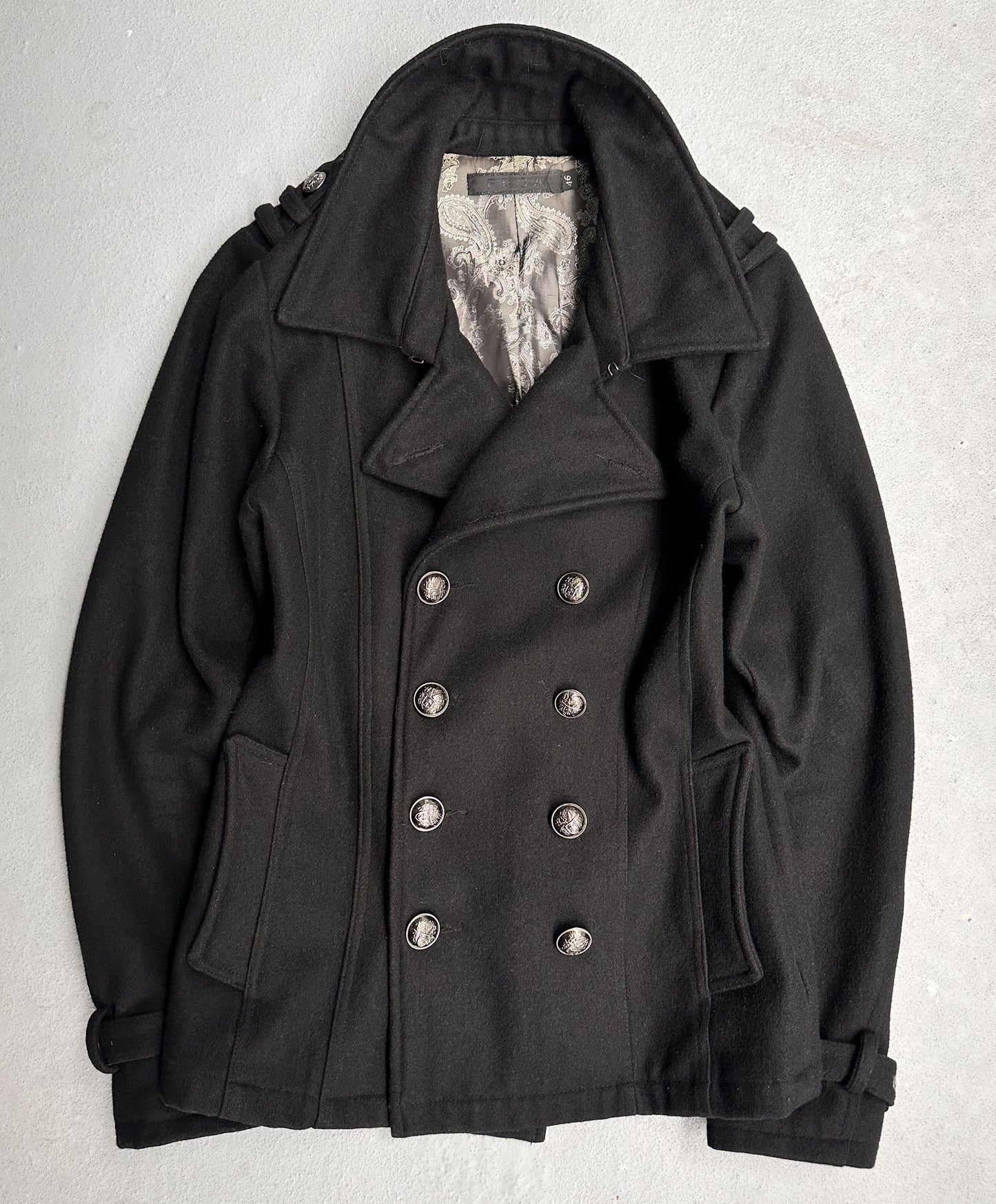 GOSTAR DE FUGA Early 00s ‘Napoleon’ Button-up Wool Jacket