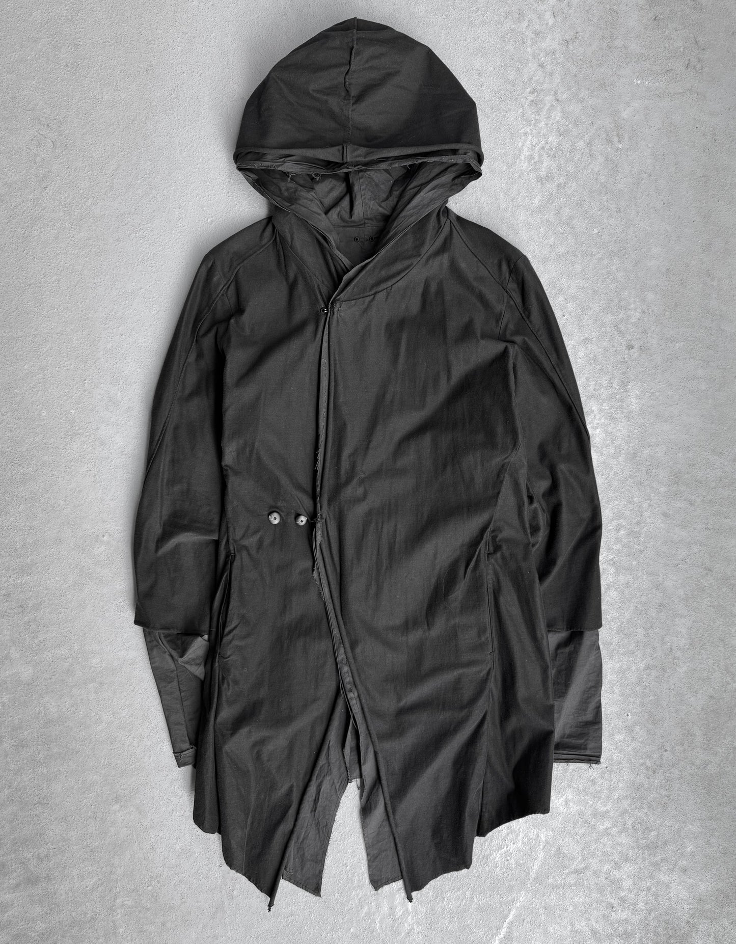 Individual Sentiments SS14 Asymmetrical Multi-layered Cotton Overcoat