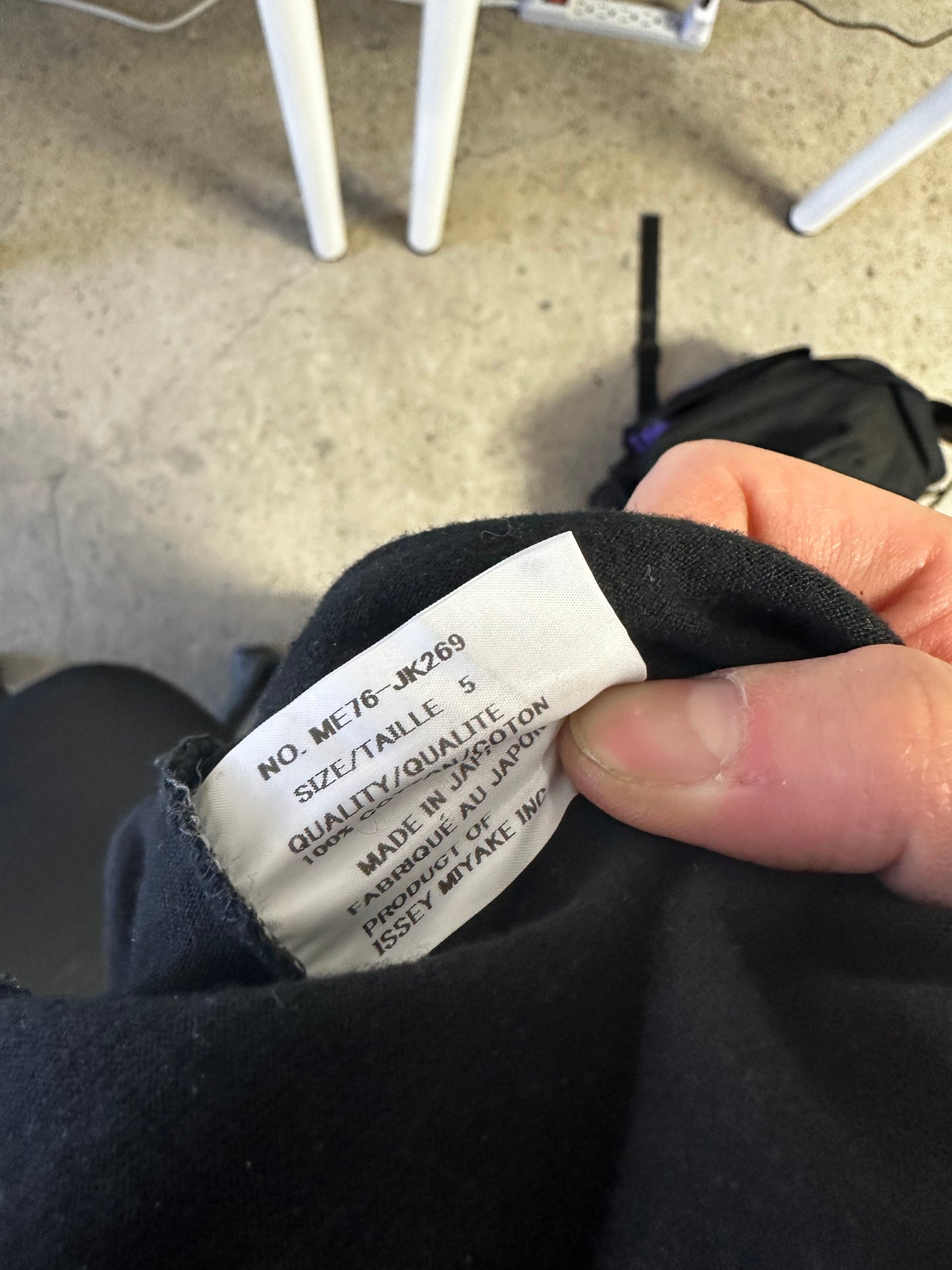 Issey Miyake Men AW97 “Steve Jobs” Black Mock Neck Long-sleeve