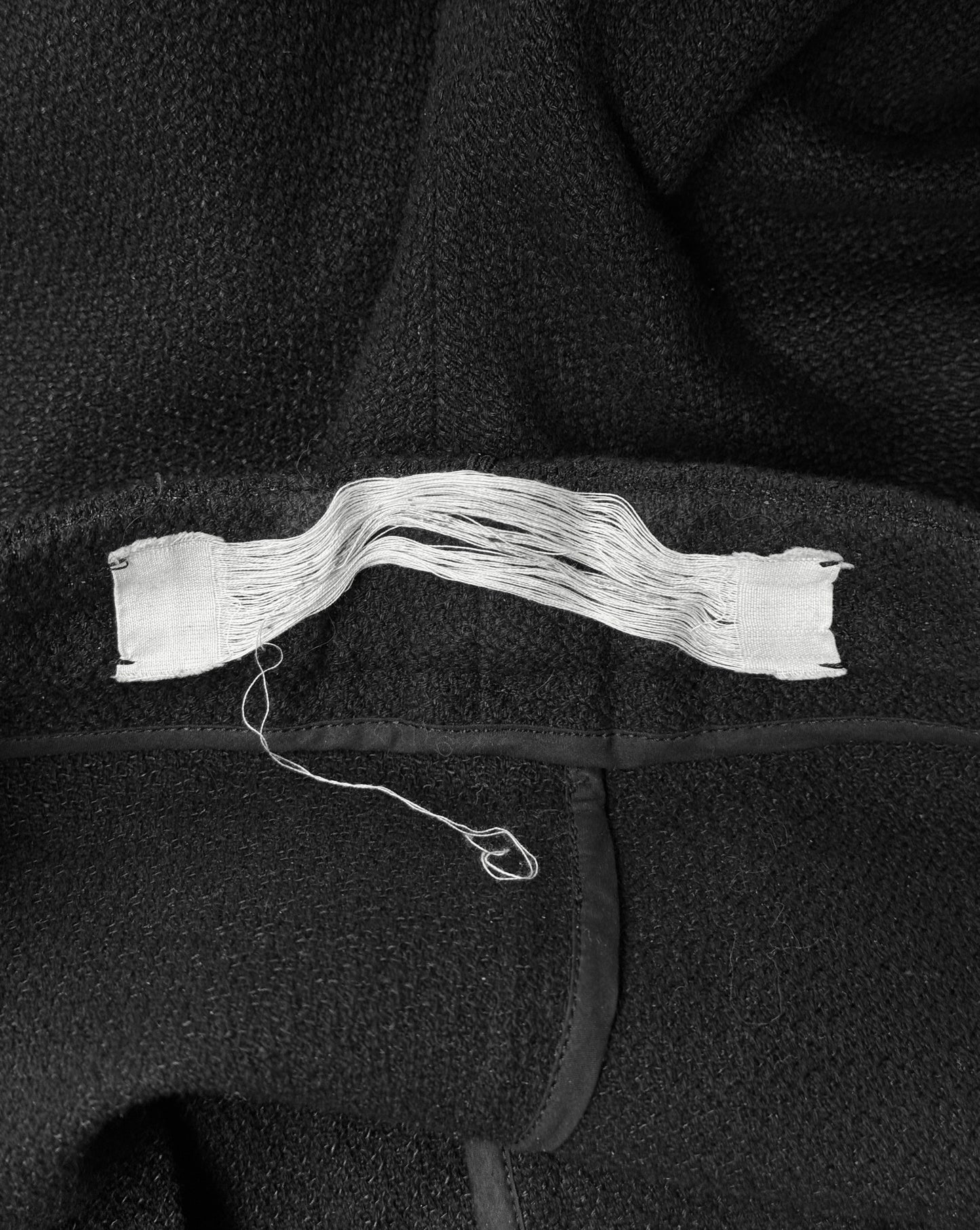 Individual Sentiments AW14-15 Linen-blend Spiral Cut Pants