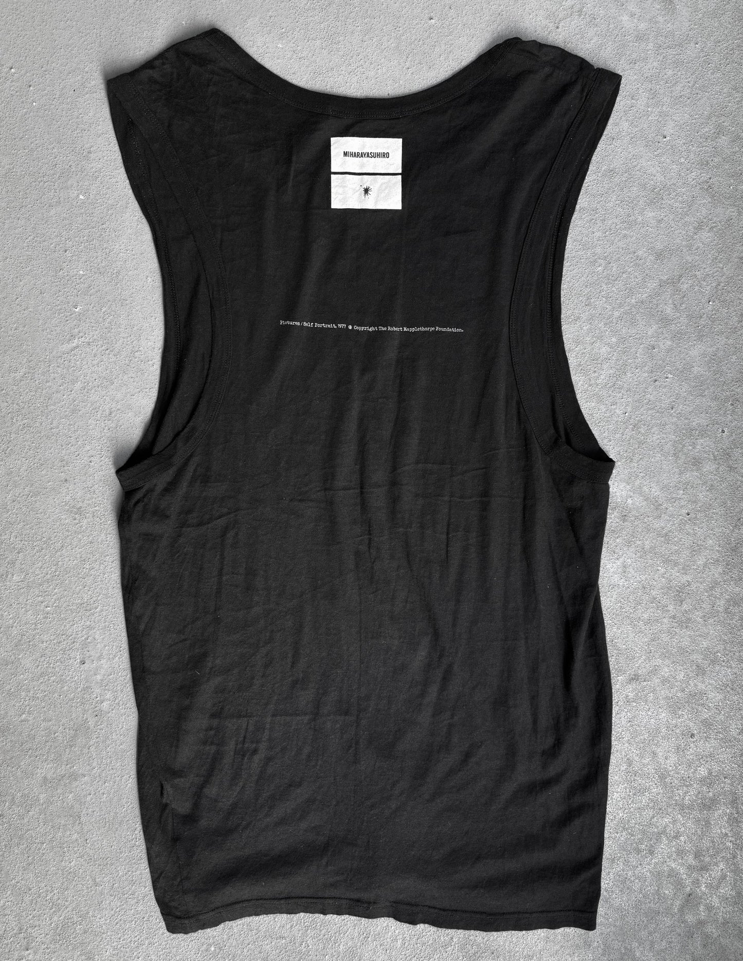 MiharaYasuhiro SS10 Mapplethorpe’s ‘Pictures’ Graphic Tank Top