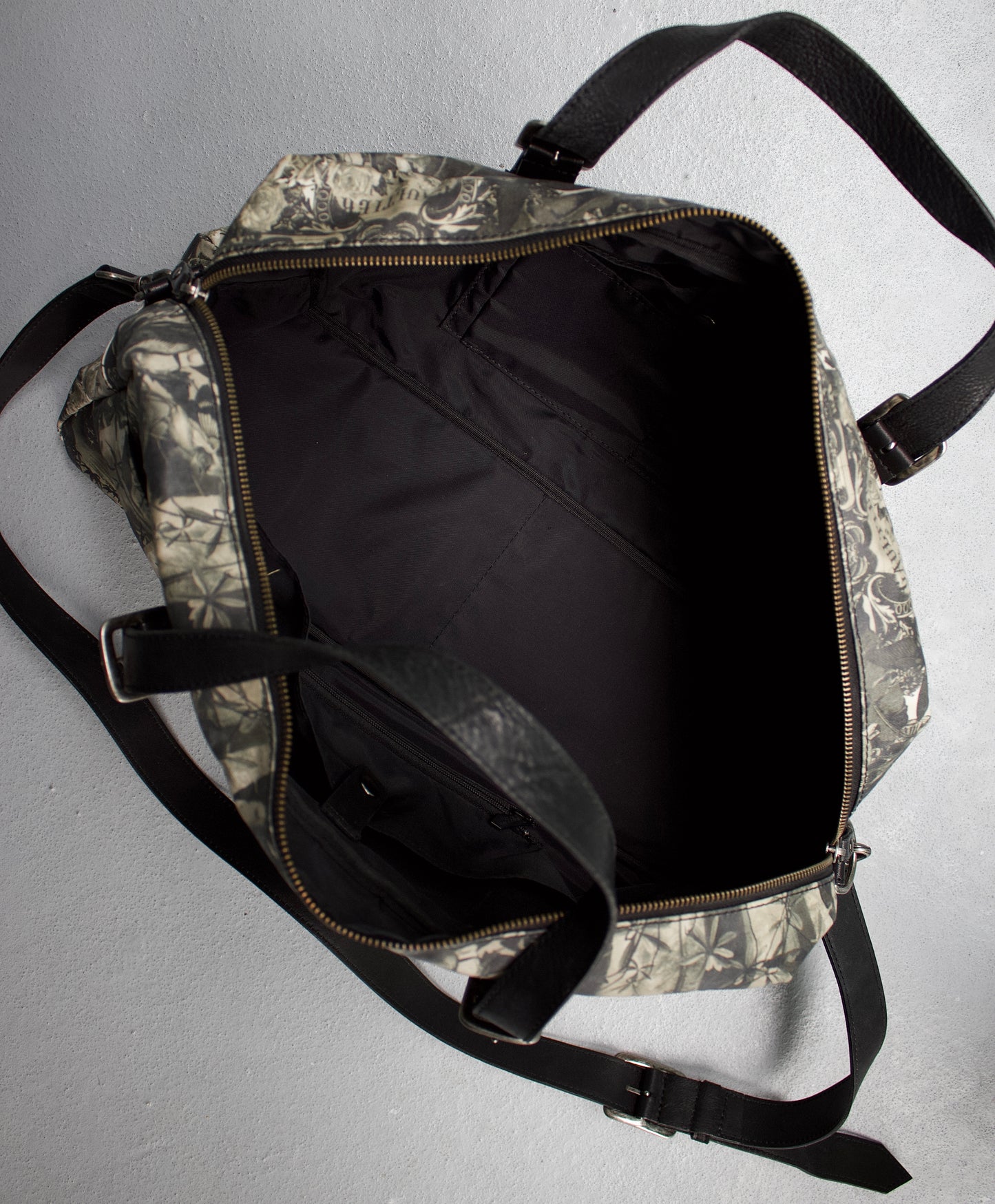 Jean-Paul GAULTIER Vintage 90s “Psychedelic” Tropical Printed Duffle Bag