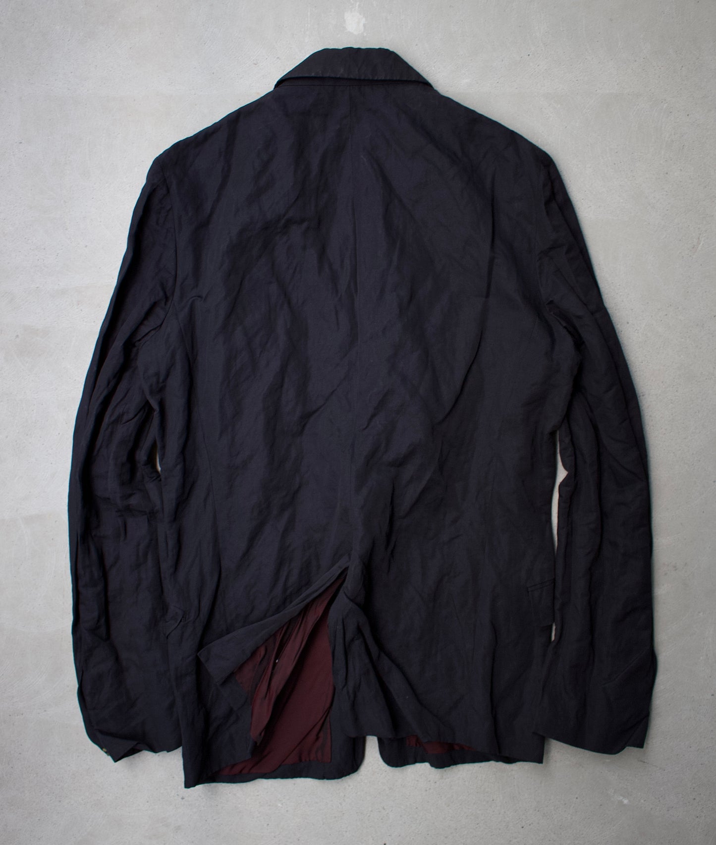 Kyoji Maruyama Early 00s Embroidered Wrinkled Blazer