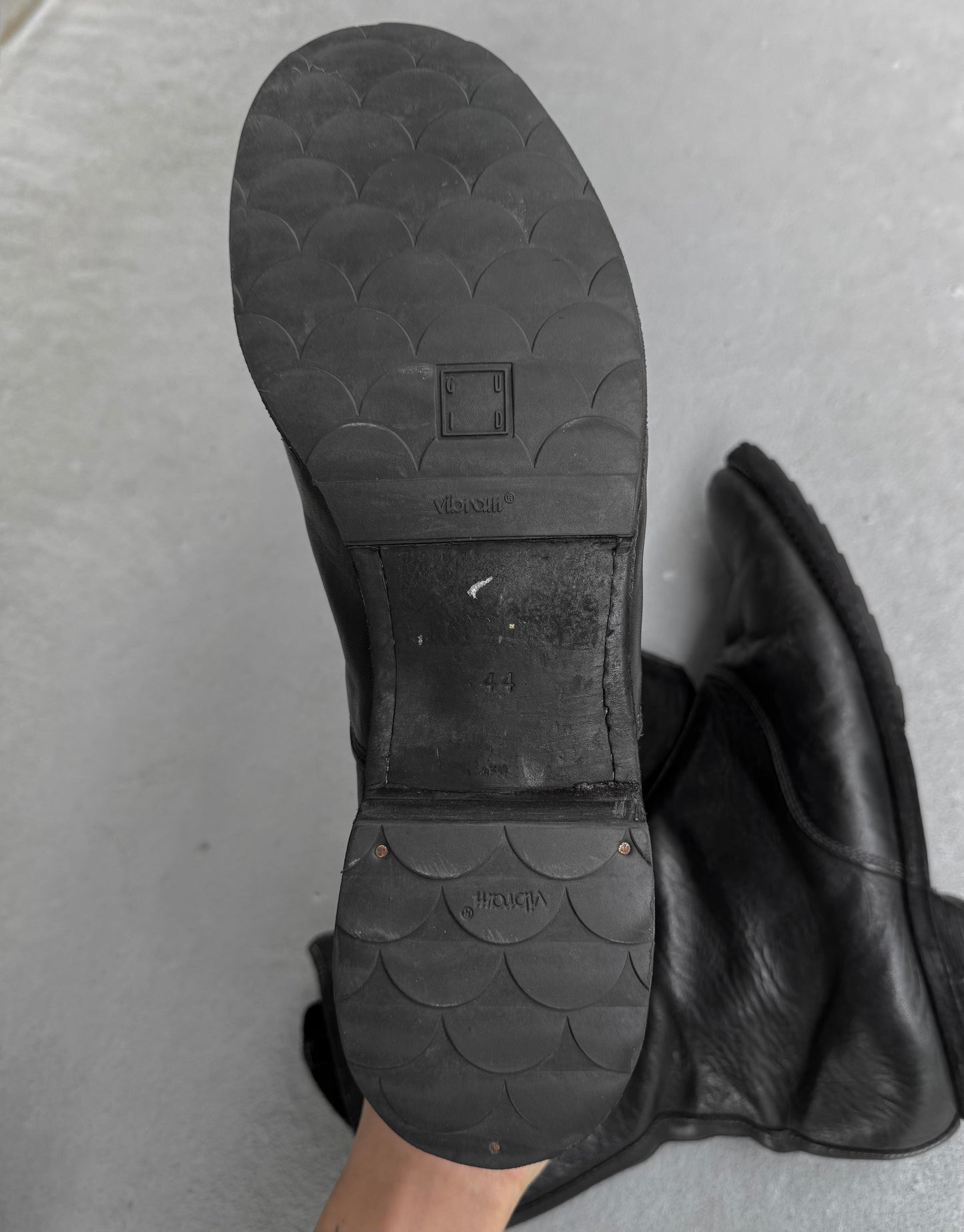 GUIDI '310' Full-grain Horse Leather Front Zip Boots