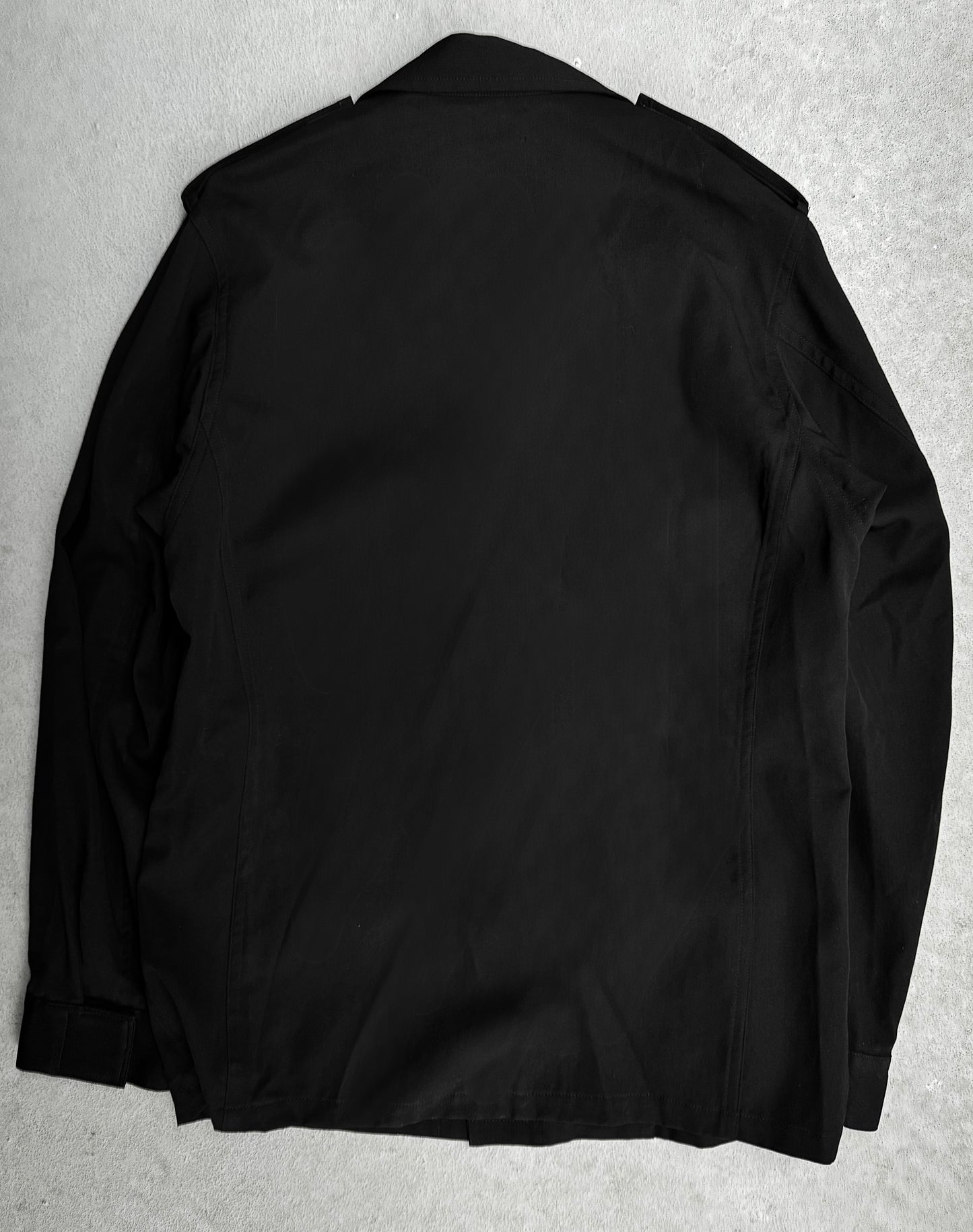 Yohji Yamamoto POUR HOMME AW16 Wool Military Button-up Jacket