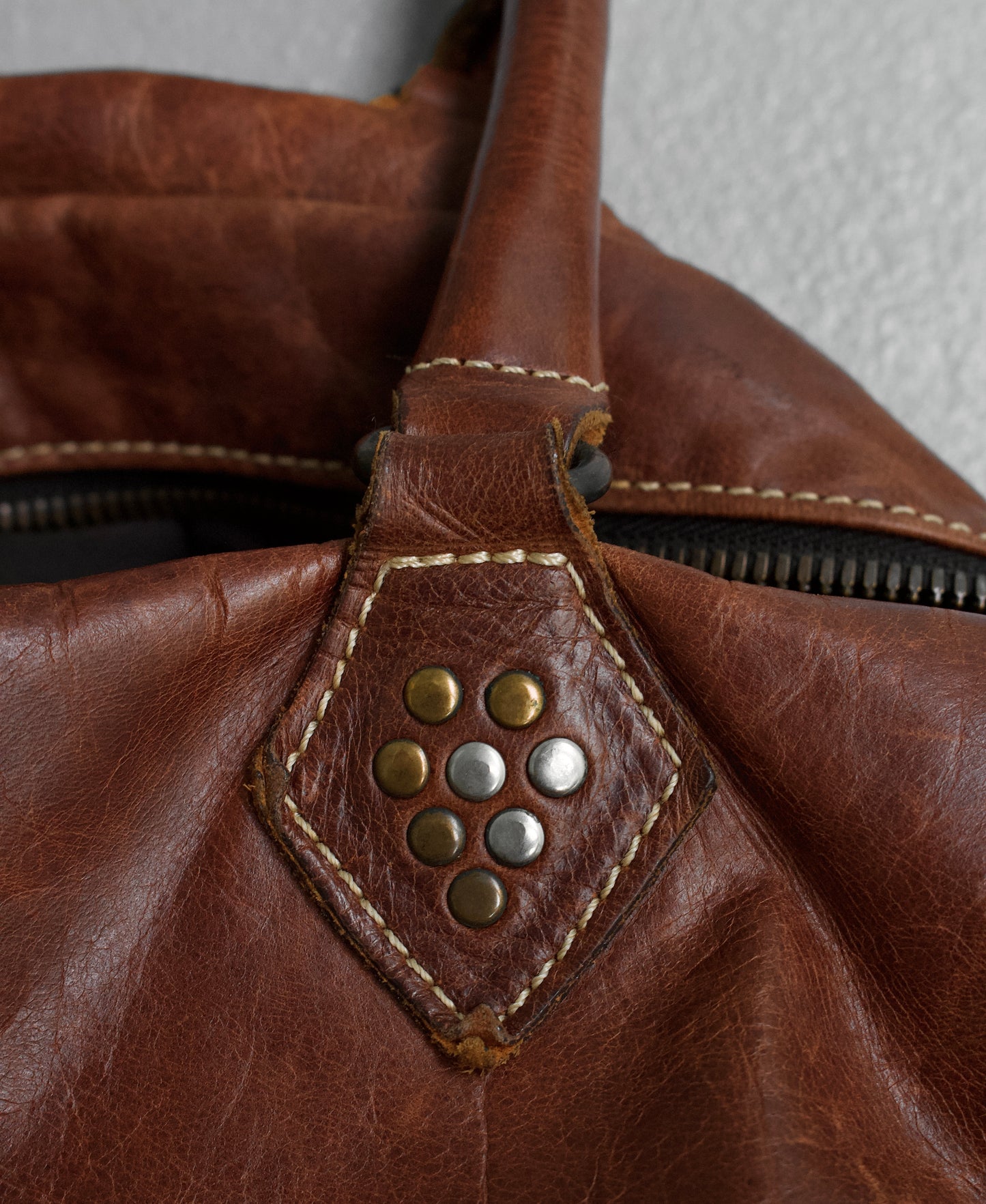 Kyoji Maruyama Early 00s Brown Leather Handbag