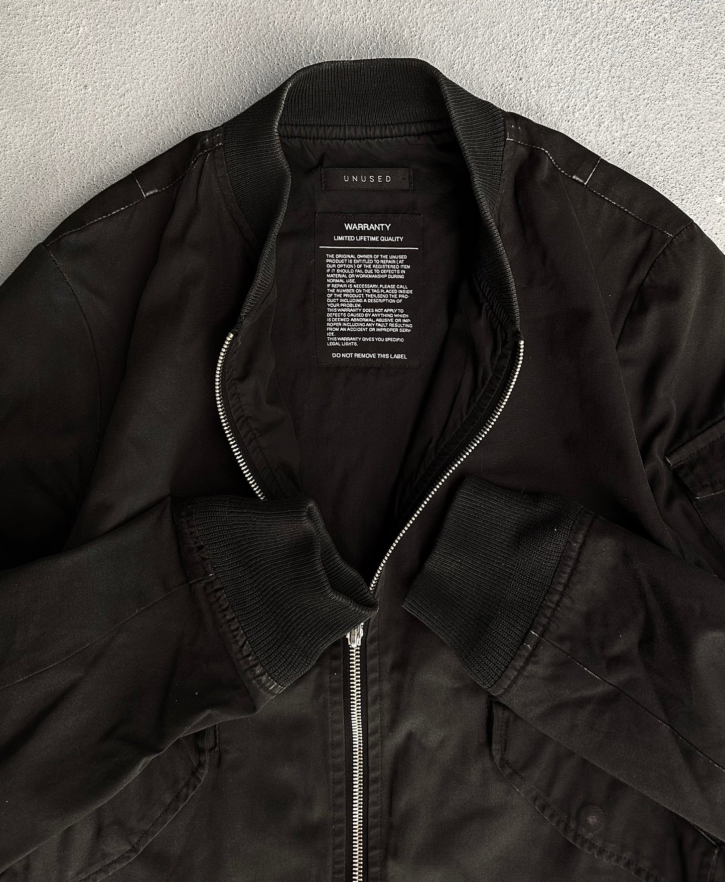 UNUSED Japan Early 00s Sun Faded Light-weight Bomber Jacket