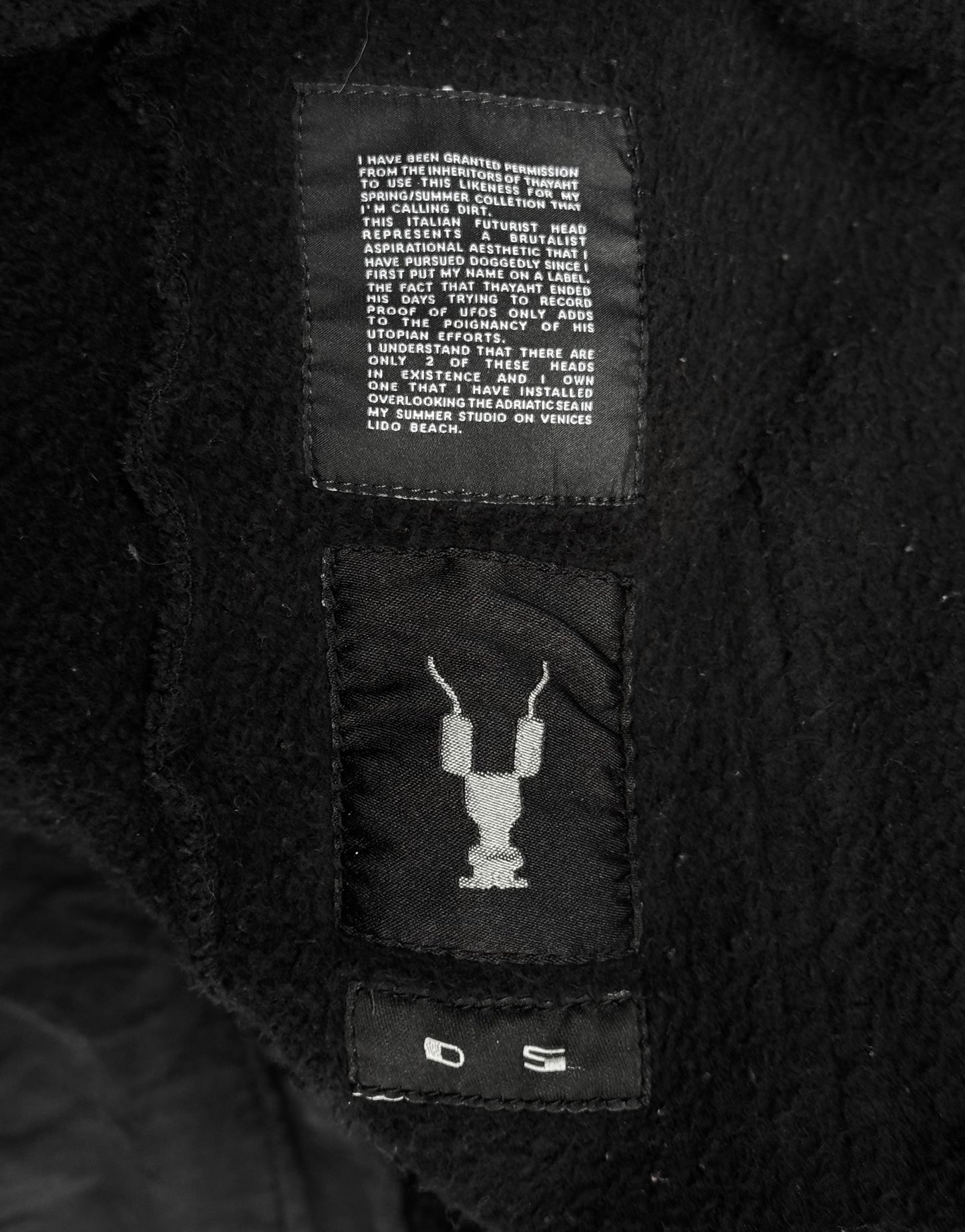 Rick Owens DRKSHDW SS18 “DIRT” Jason Patchwork Fleece Hoodie