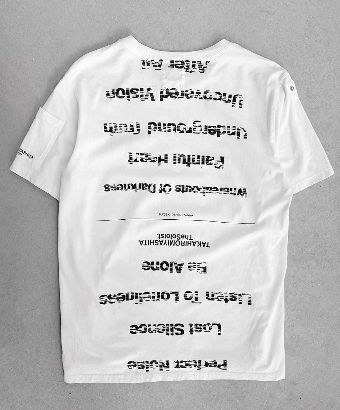TakahiroMiyashita TheSoloist. SS22 “Pause-Play” T-shirt