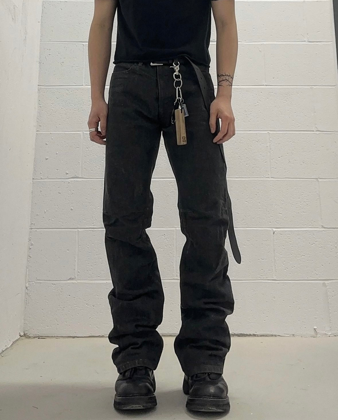 RipVanWinkle Early 00s Grey Bootcut Denim