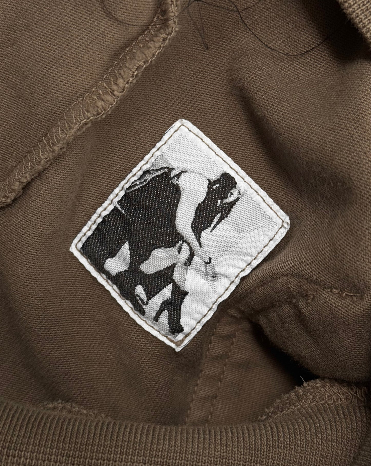 Rick Owens DRKSHDW SS23 “EDFU” Dust Jason Drawstring Hoodie