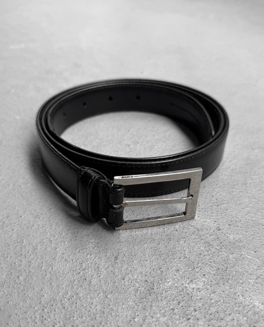 DIOR HOMME by Kris Van Assche Ealry 00's Black Leather Belt