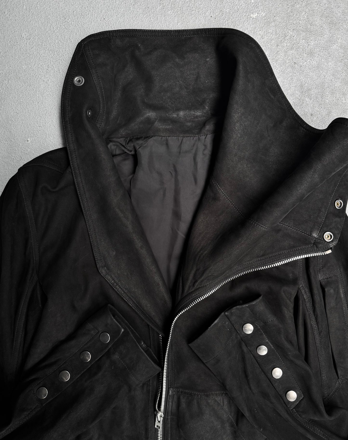 Rick Owens AW15 "SPHINX" Showtek Lamb Leather Jacket