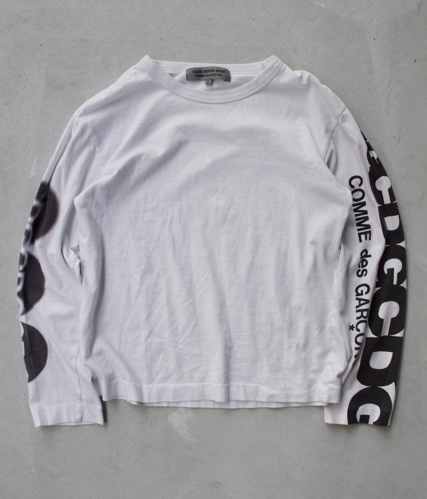 COMME des GARÇONS AD 2016 Good Design Shop Logo Printed Long-sleeve