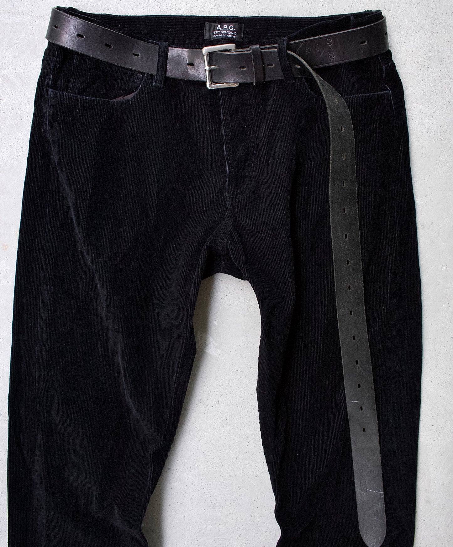A.P.C Early 00s Velour Corduroy Bootcut Pants