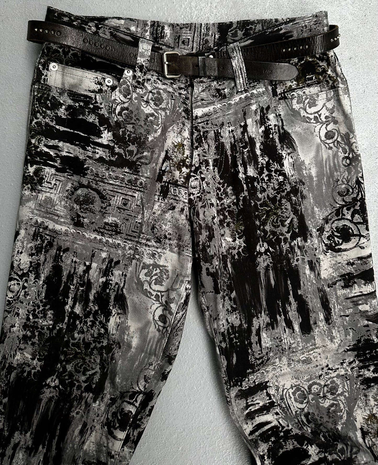 Tornado Mart Early 00s ‘Renaissance’ Bell-Bottom Flare Pants