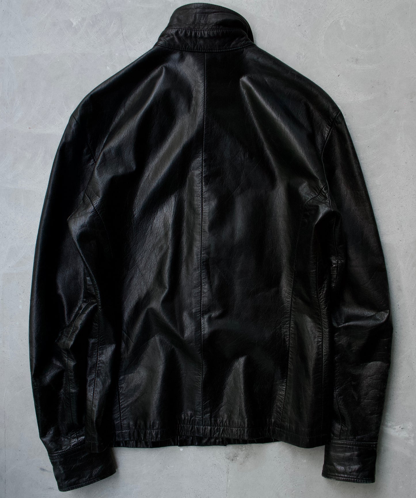 5351 Pour Les Hommes Early 00s Cowhide Leather Shirt