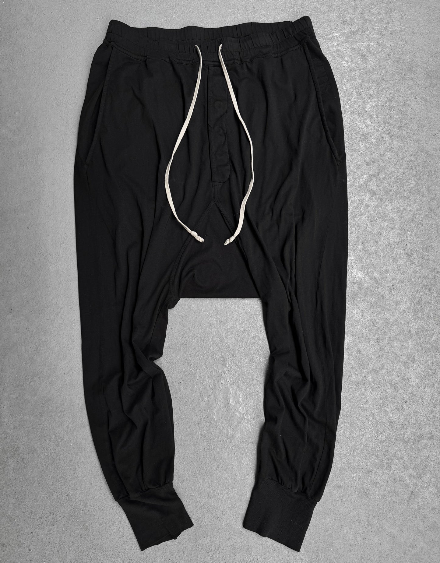 Rick Owens DRKSHDW AW15 "SPHINX" Drop-crotch Drawstring Prisoner Pants