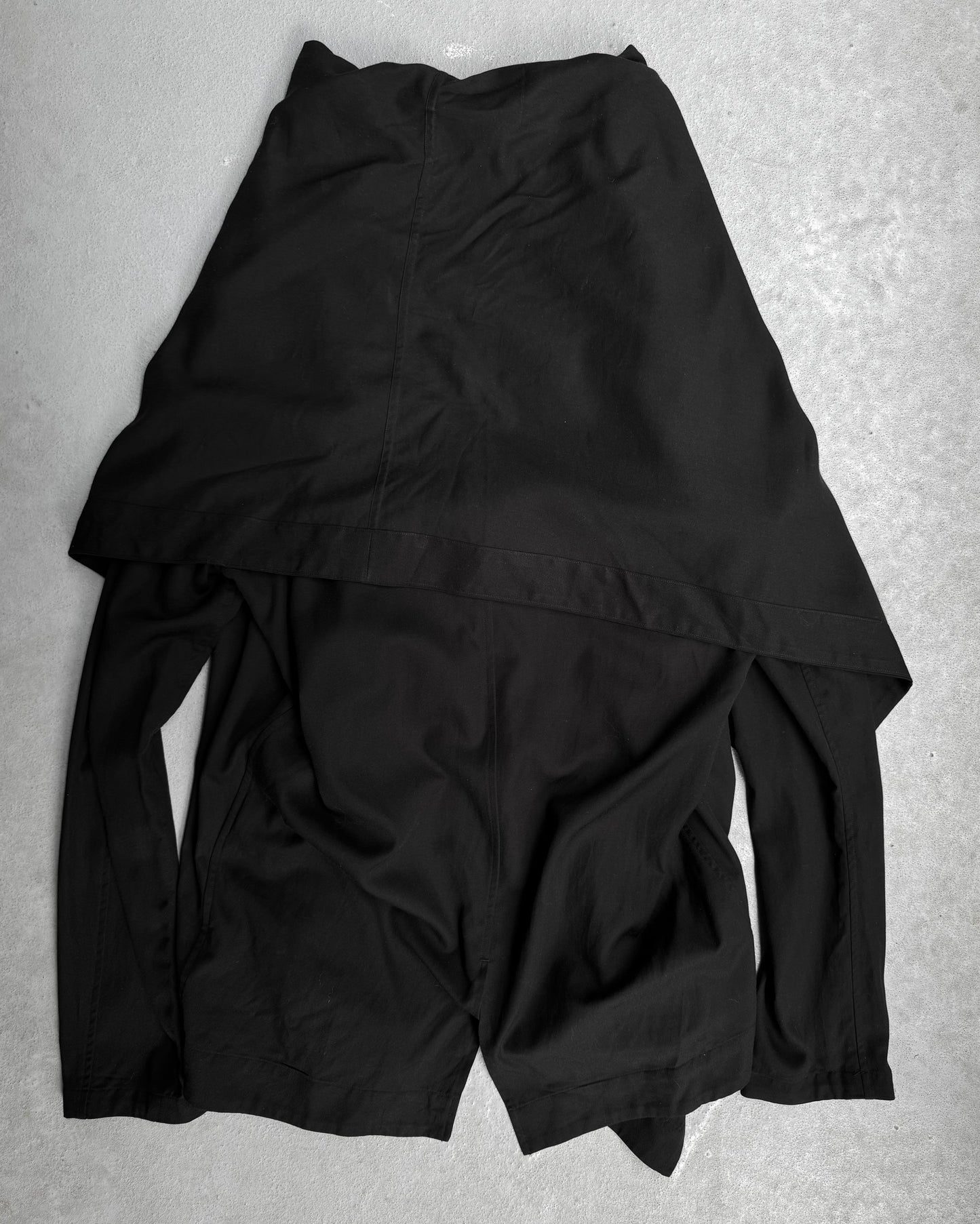 Julius_7 SS21 Permanent Collection Drape Long-sleeve Shirt
