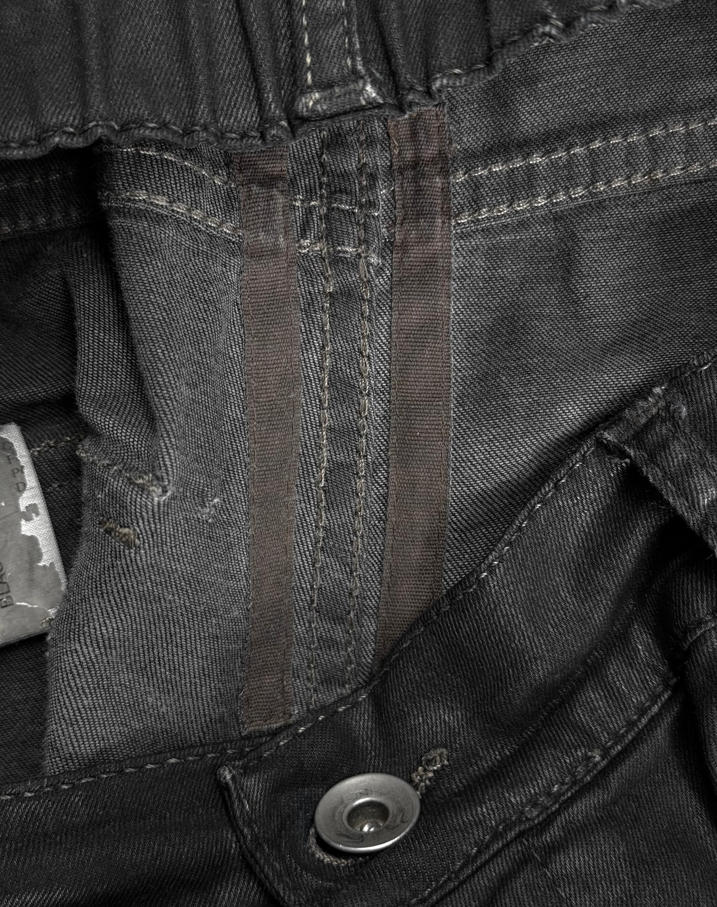 Rick Owens DRKSHDW SS14 “VICIOUS” Waxed Memphis Pants