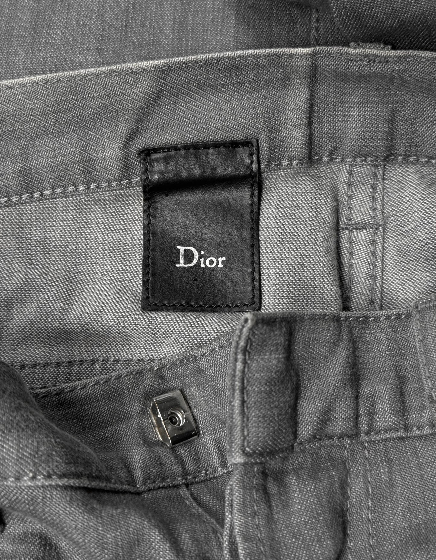 DIOR HOMME by Hedi Slimane SS06 Grey Bootcut Denim