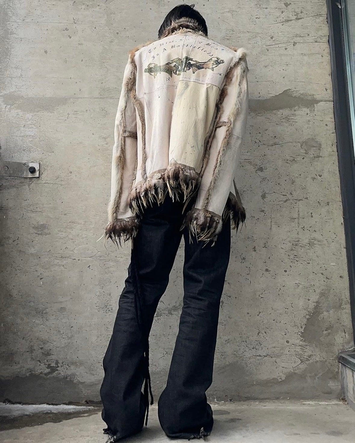 Kyoji Maruyama AW08 Rabbit Fur Sheepskin Shearling Jacket