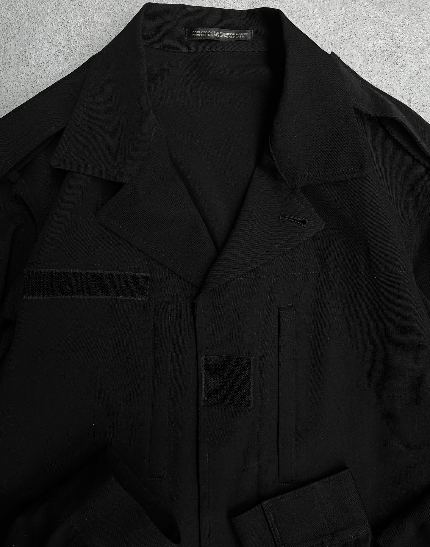 Yohji Yamamoto POUR HOMME AW16 Wool Military Button-up Jacket
