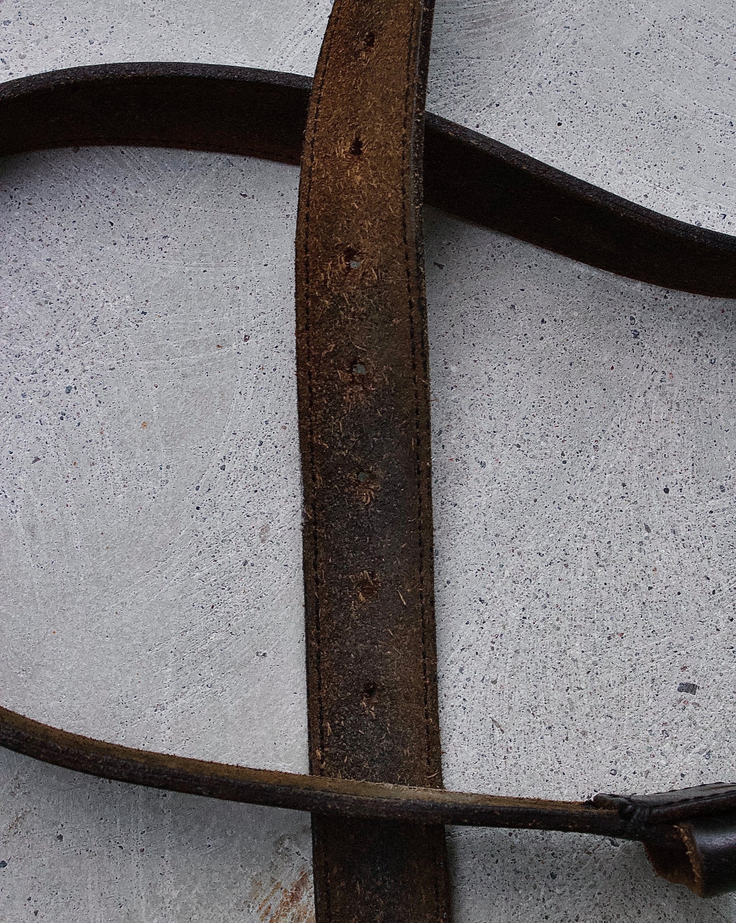 N/07-Enuzeronana Extra Long Chromexcel Leather Belt
