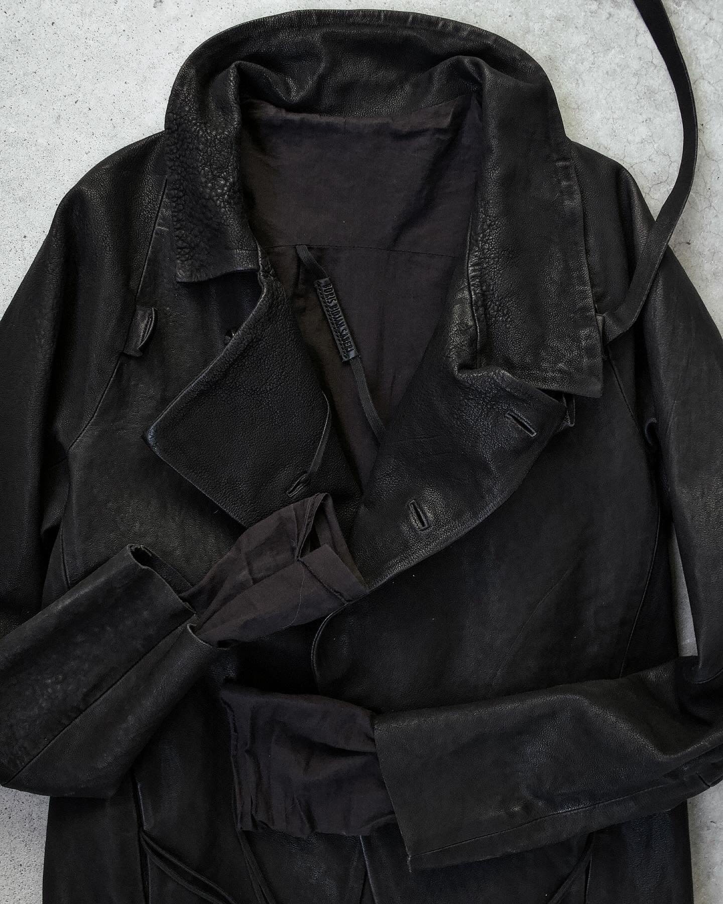 Boris Bidjan Saberi AW09-10 ‘JP2’ Waxed Perforated Lamb Leather Jacket