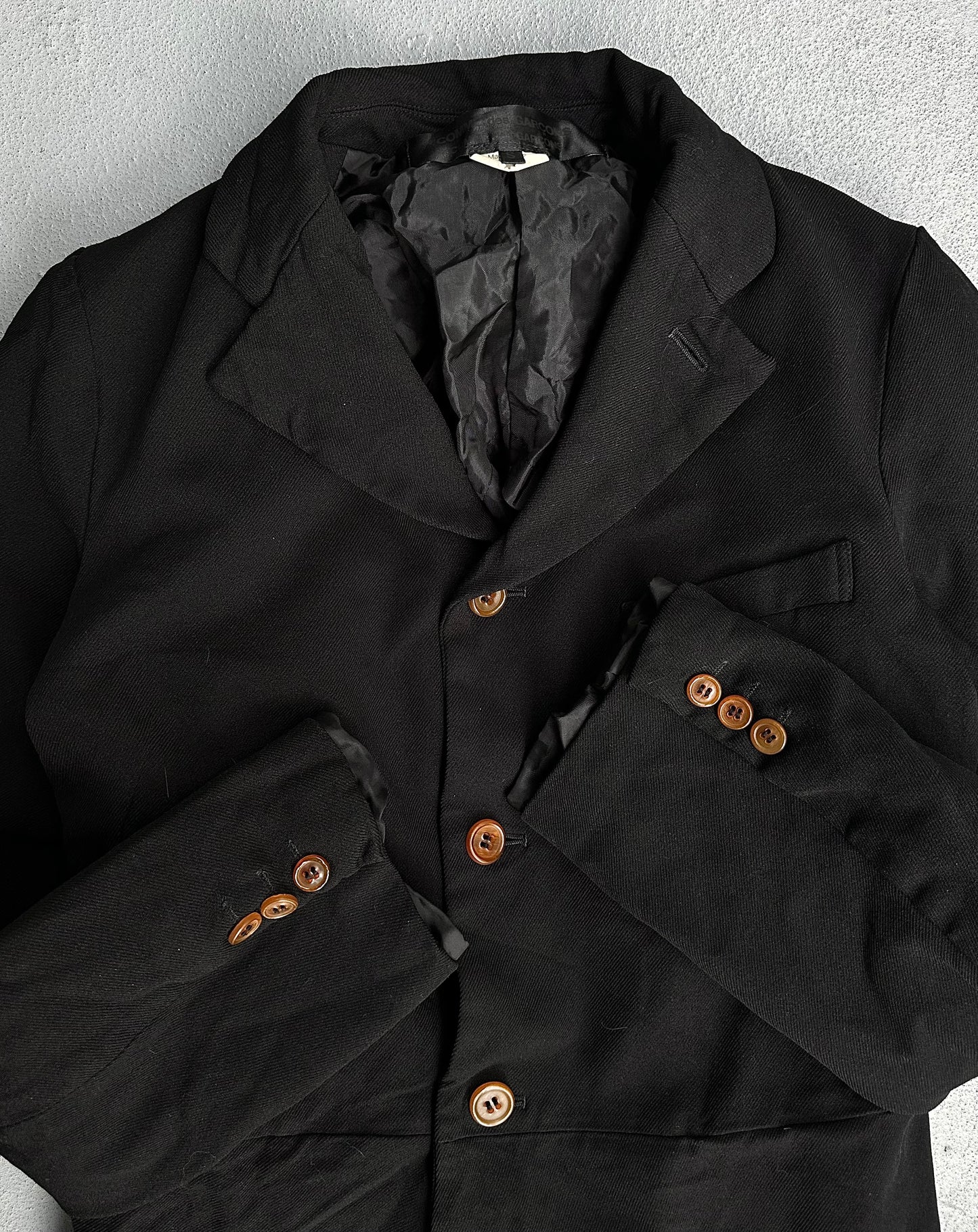 COMME des GARÇONS SS10 Black Shrunken Coat