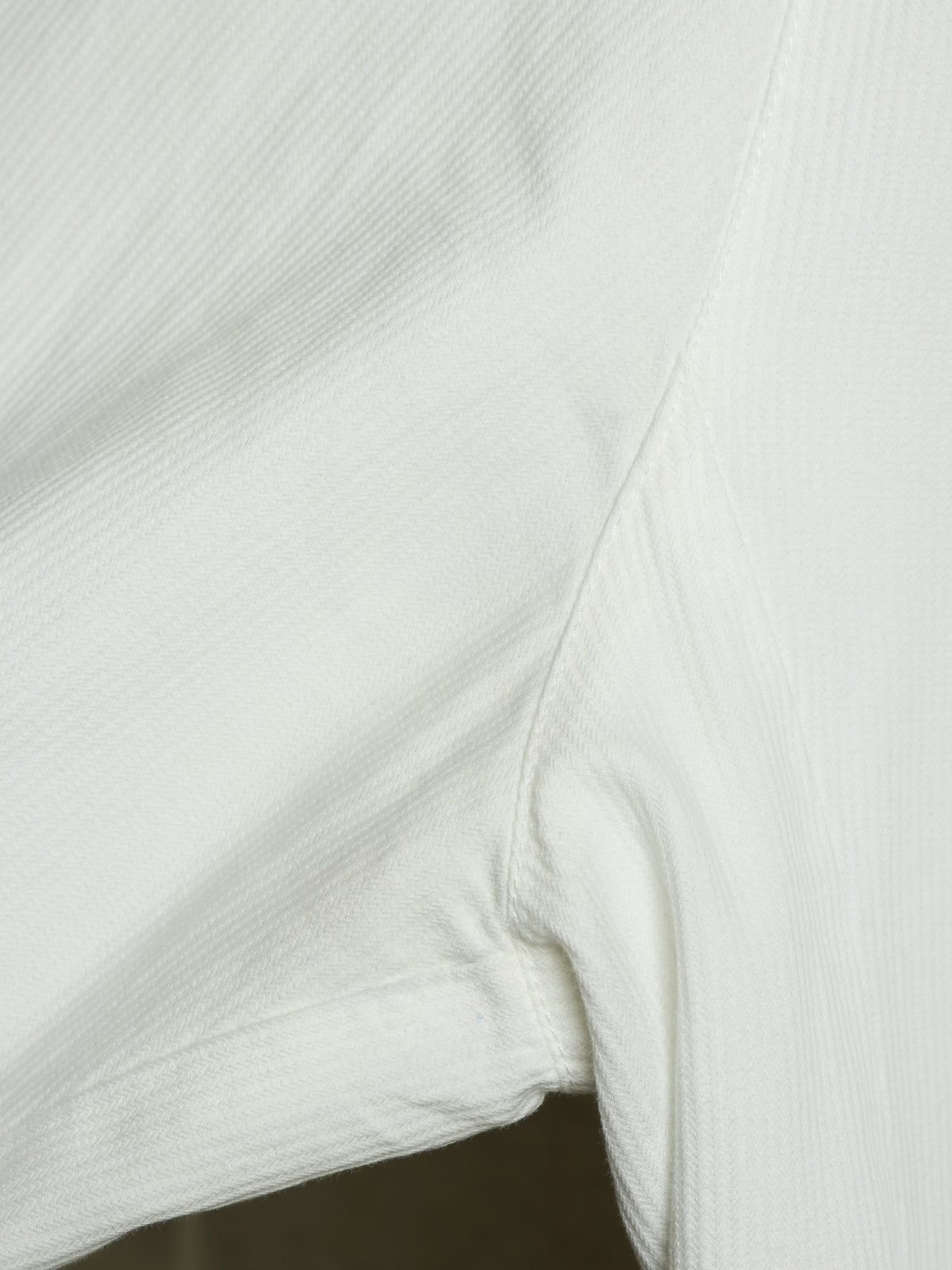 Ann Demeulemeester 2010s White Elongated Sleeve Striped Tailored Shirt