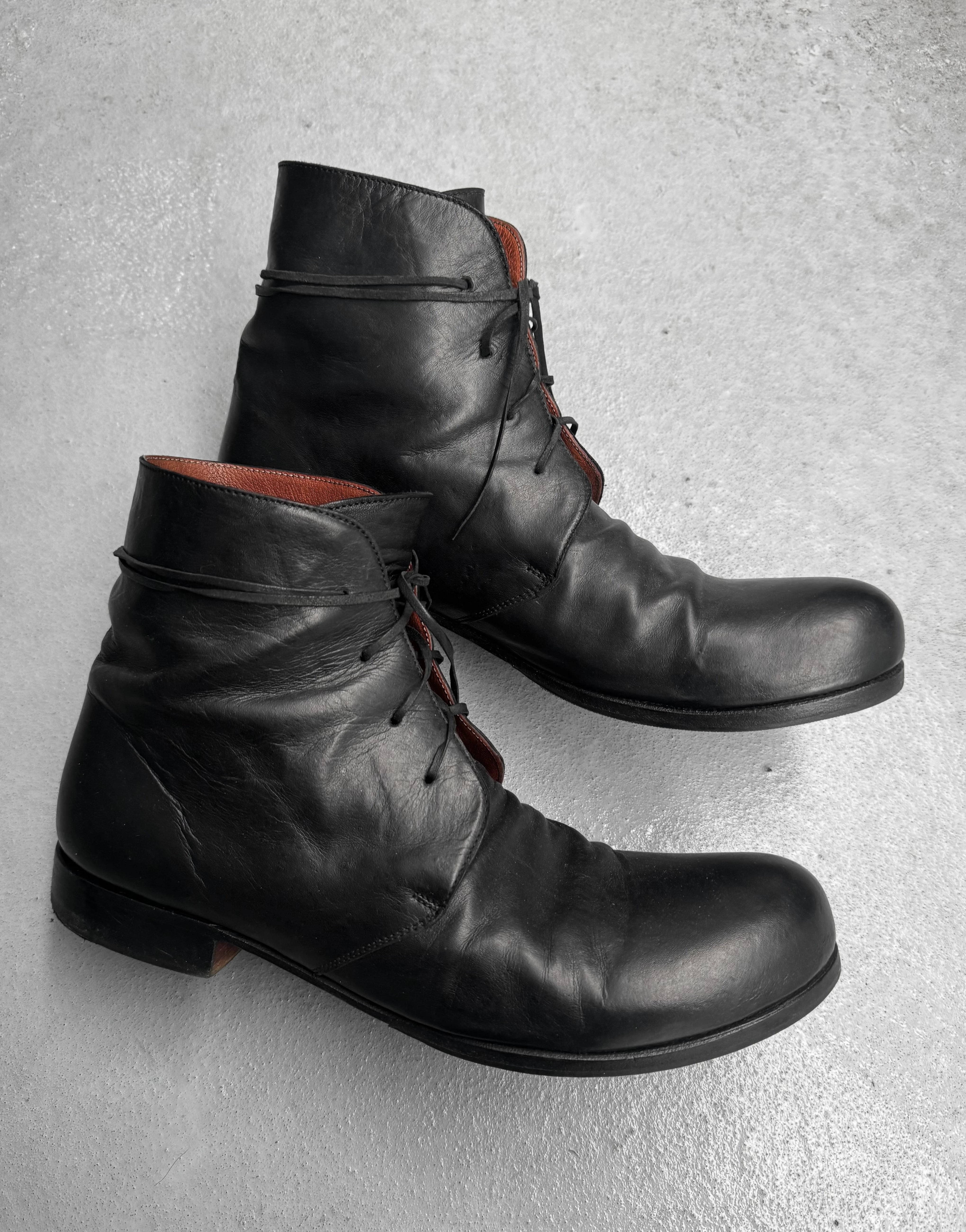 A1923 Horse Leather Ankle Boots FW17-18 | Size 45 – DRIEW