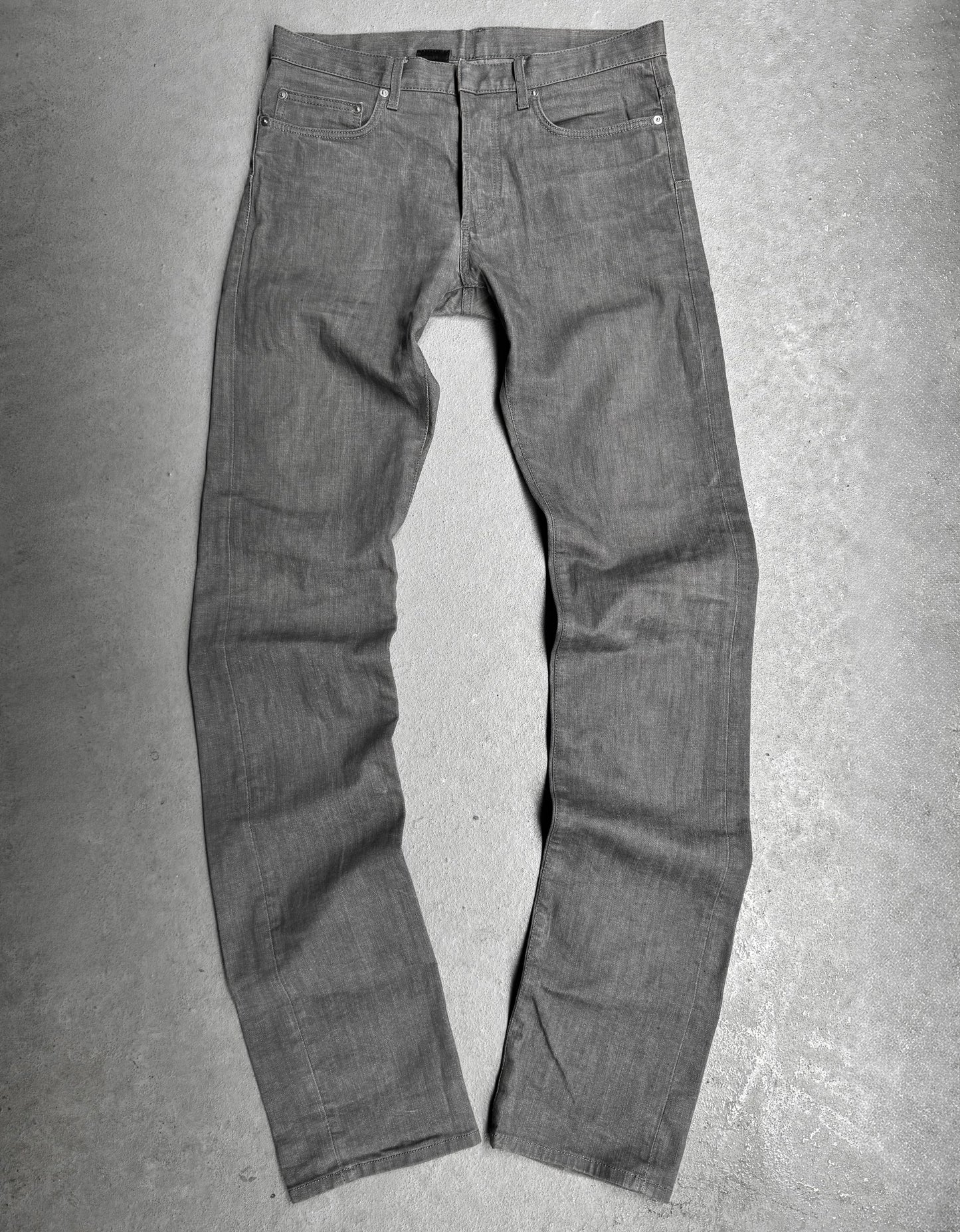 DIOR HOMME by Hedi Slimane SS06 Grey Bootcut Denim
