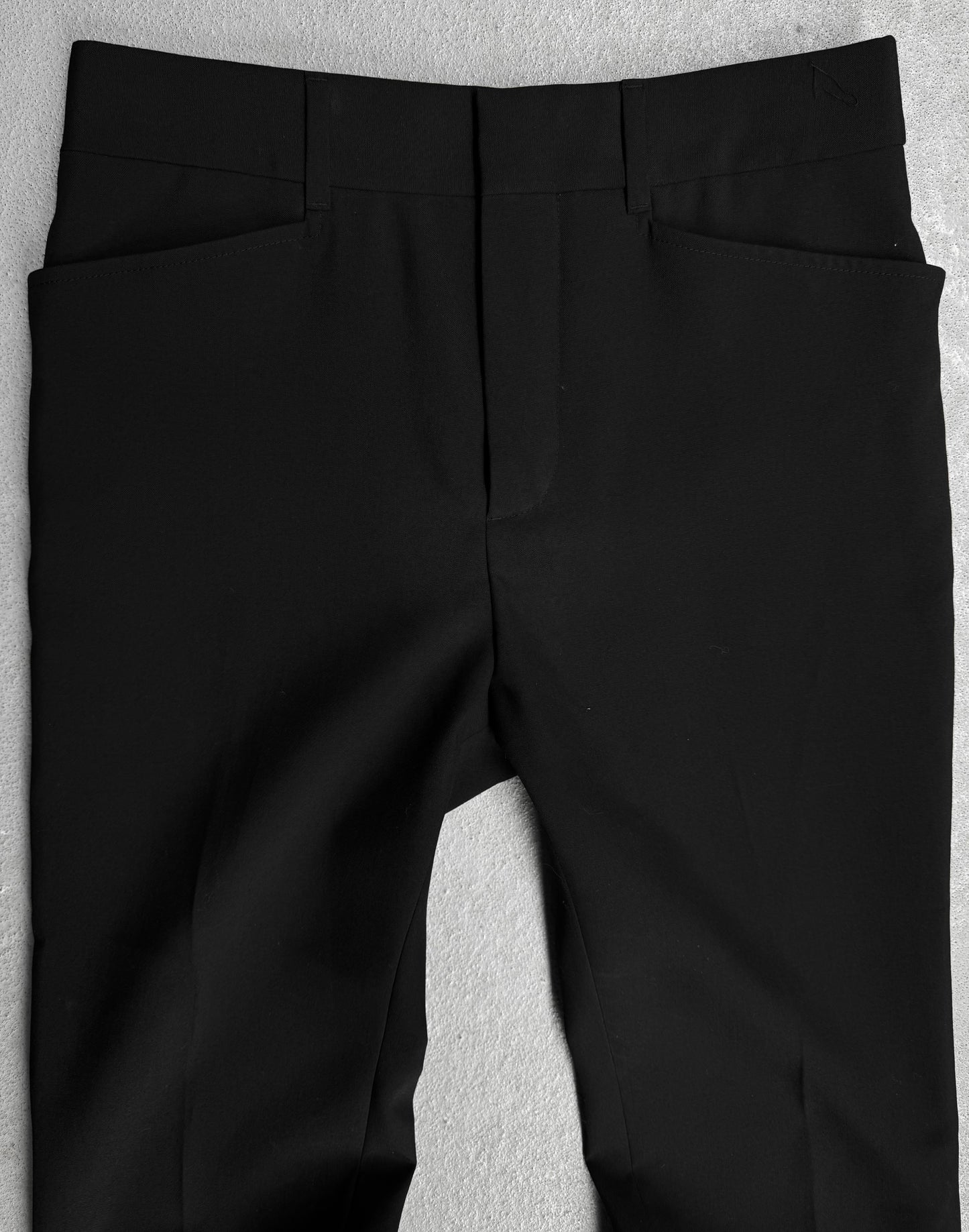 Saint Laurent Paris AW18 Wool Wide-leg Trousers