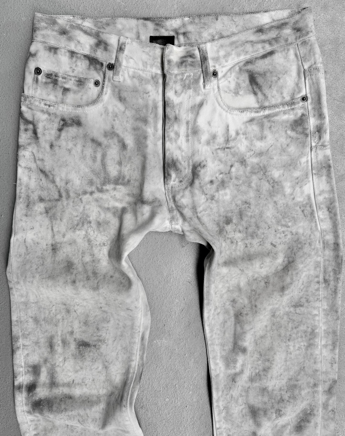DIOR HOMME SS06 by Hedi Slimane ‘Dirty Snow’ Slim Bootcut Denim