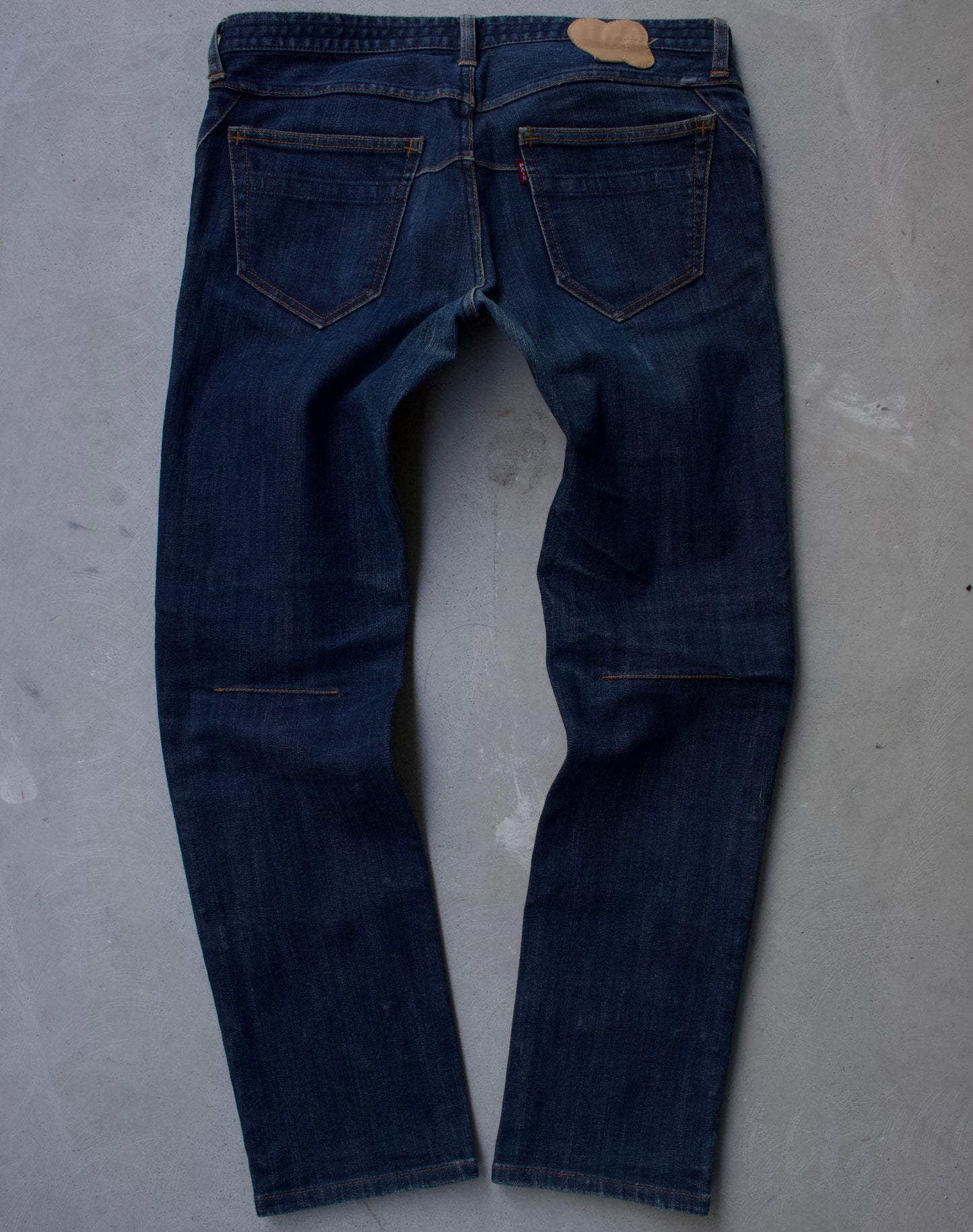 Number (N)ine Early 00s Music Note Tapered Denim