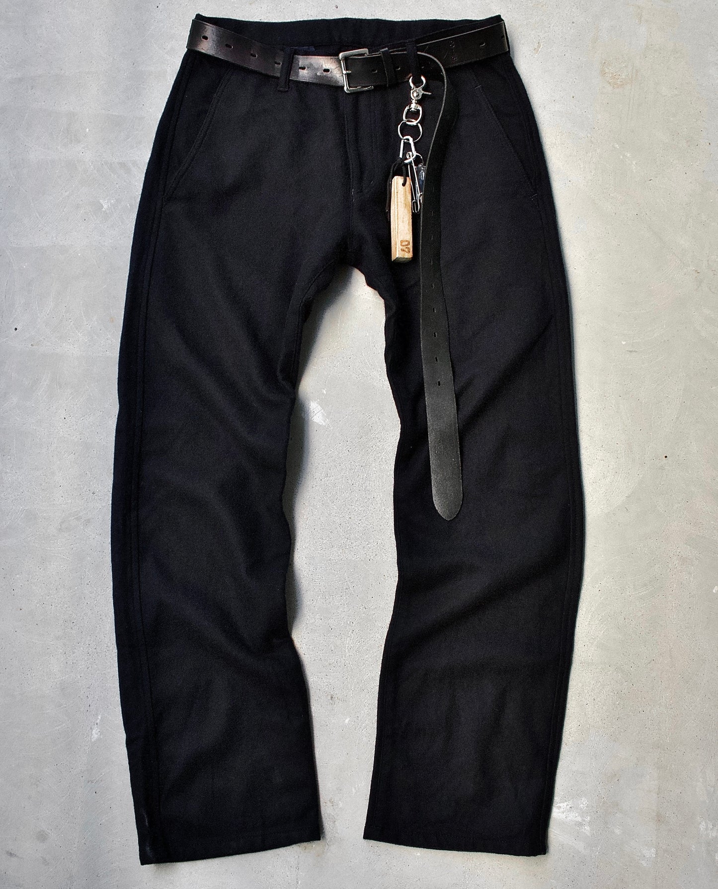 COMME des GARÇONS HOMME AW04 Wool Straight Cut Pants